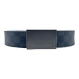 Designer Belts With Origins NYC ✓ - Louis Vuitton Belt Neo Inventeur  Reversible Damier Graphite Ruth