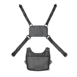 Hand Made by Sheron Barber - Custom Louis Vuitton Damier Chest Rig Black