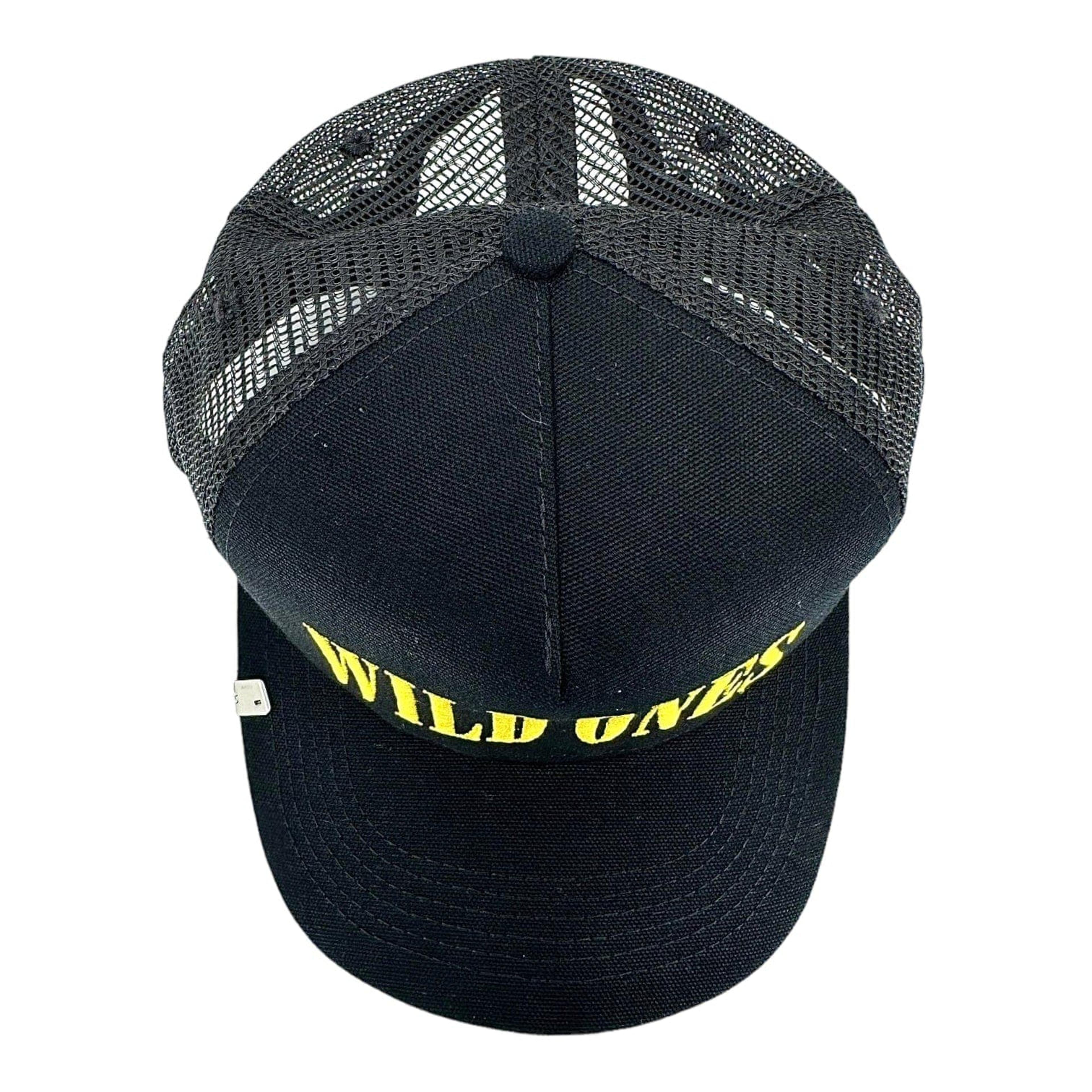 Alternate View 4 of Amiri Wild Ones Trucker Hat Black Yellow Pre-Owned