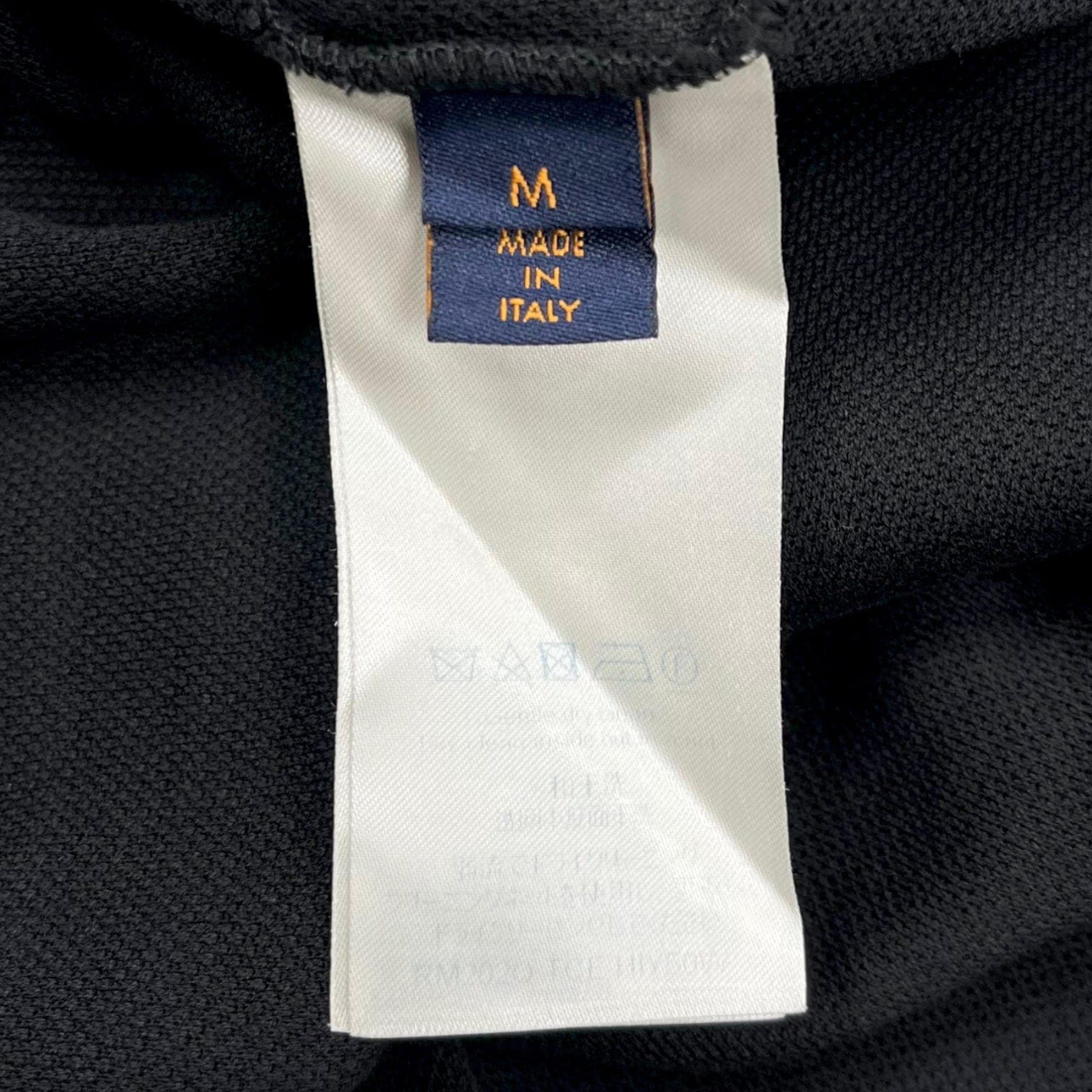 Alternate View 4 of Louis Vuitton Zip Polo Monogram Pocket Short Sleeve Tee Shirt Bl