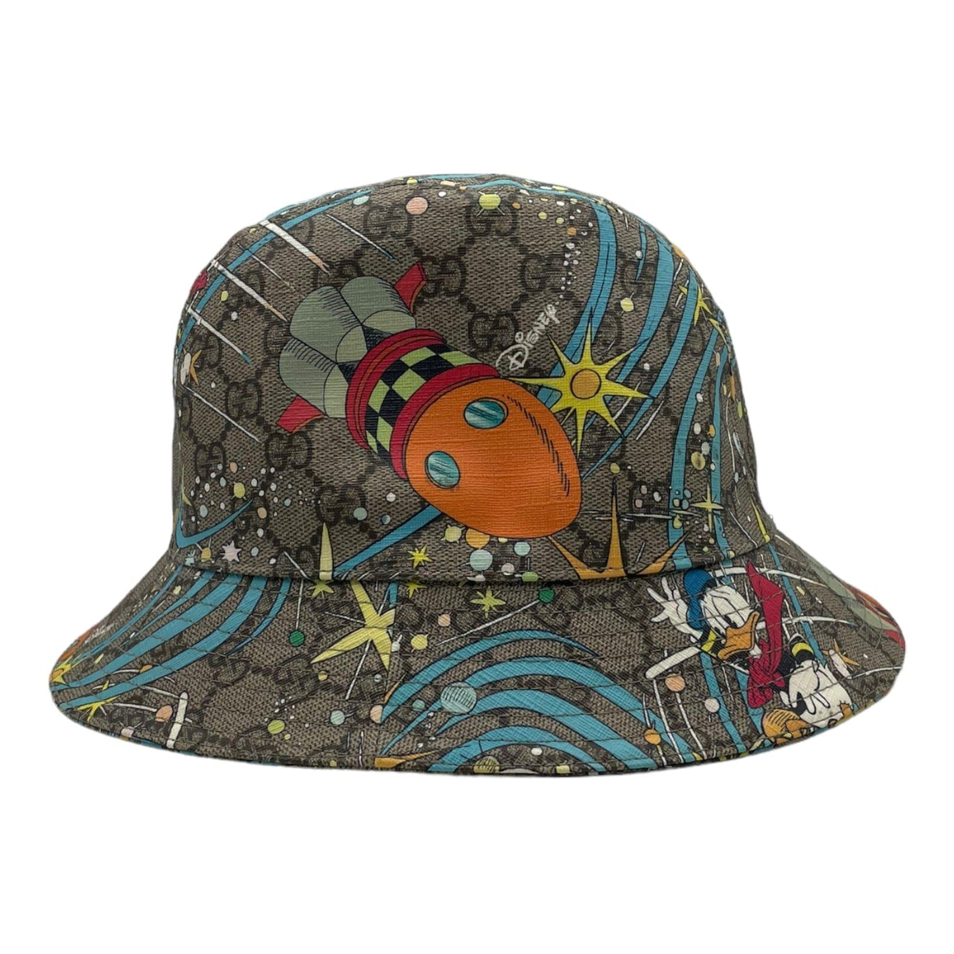 Alternate View 1 of Gucci x Disney Donald Duck Supreme Canvas Hat Beige Pre-Owned