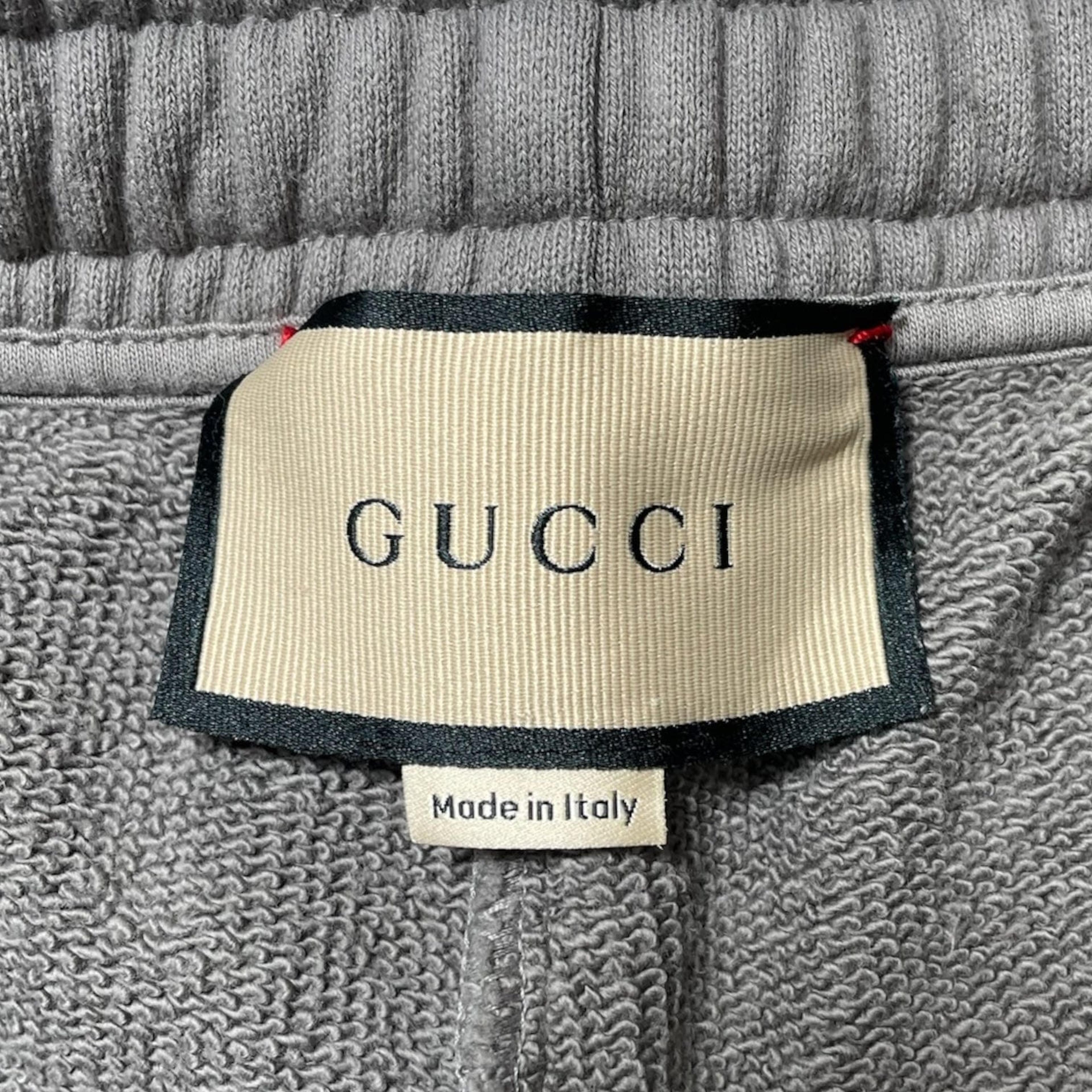 Alternate View 3 of Gucci GG Striped Sweatpants Grey Pre-Owned