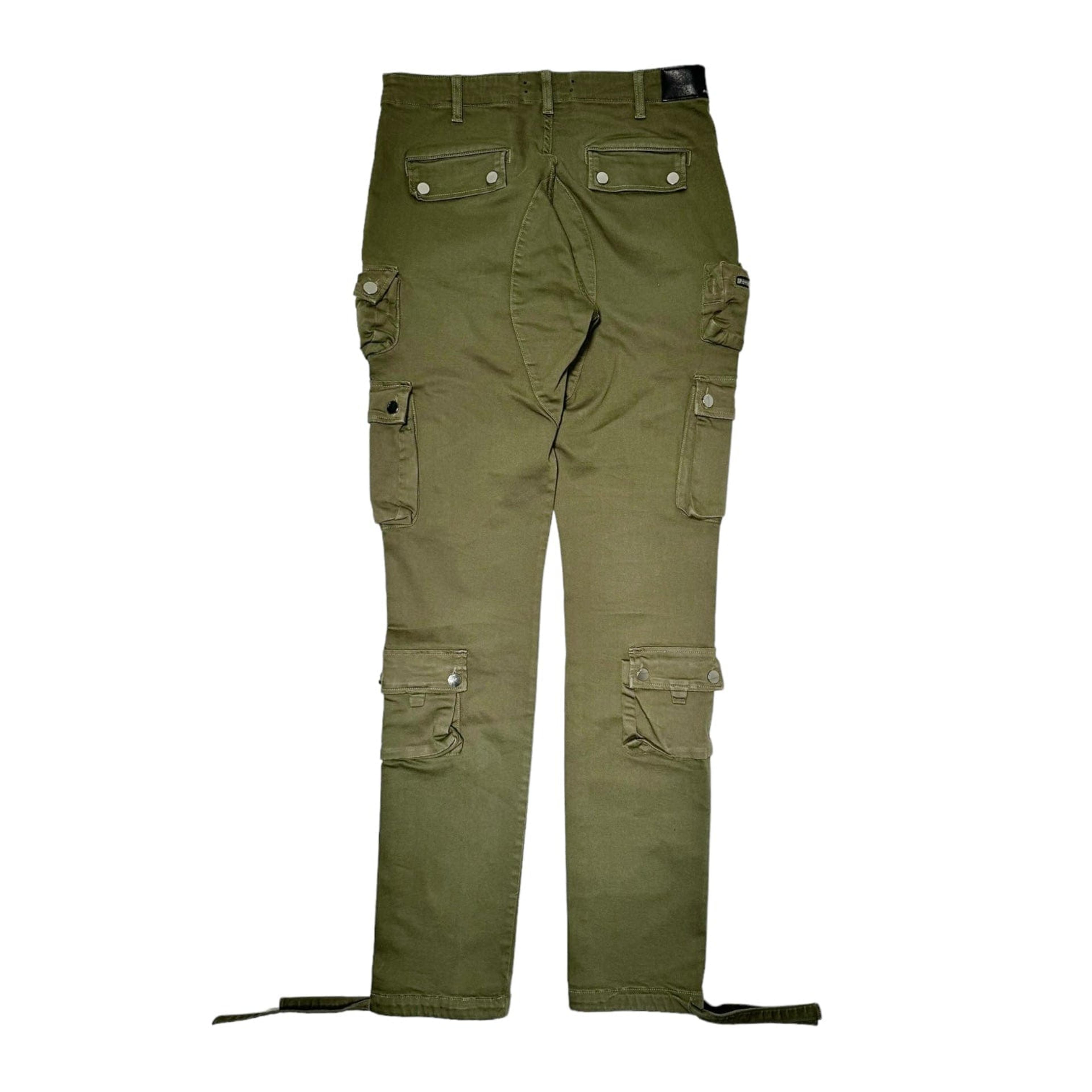 Alternate View 1 of Amiri Tactical Cargo Jeans Olive Green Pre-Owned