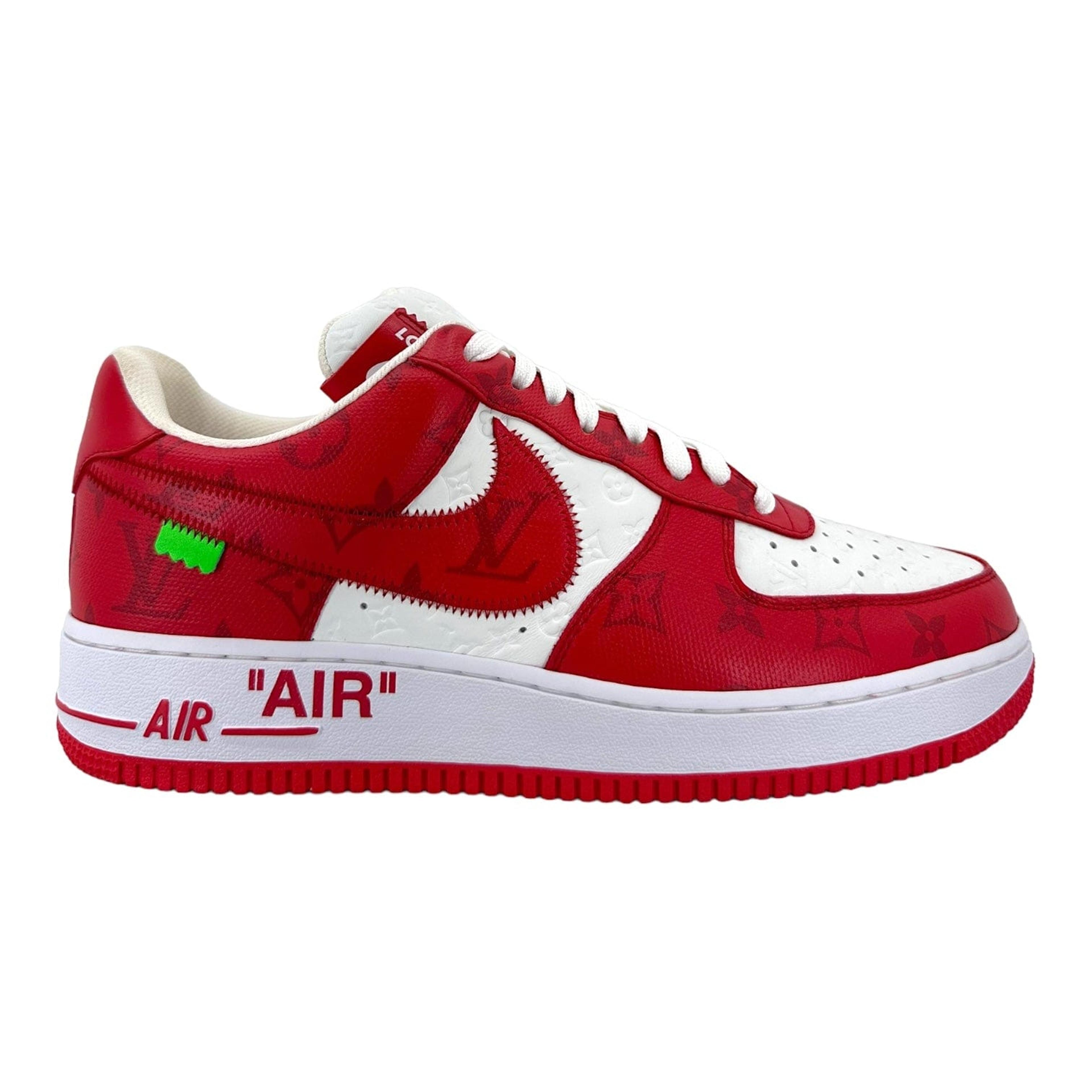 Louis Vuitton x Nike Air Force 1 Low By Virgil Abloh White Red