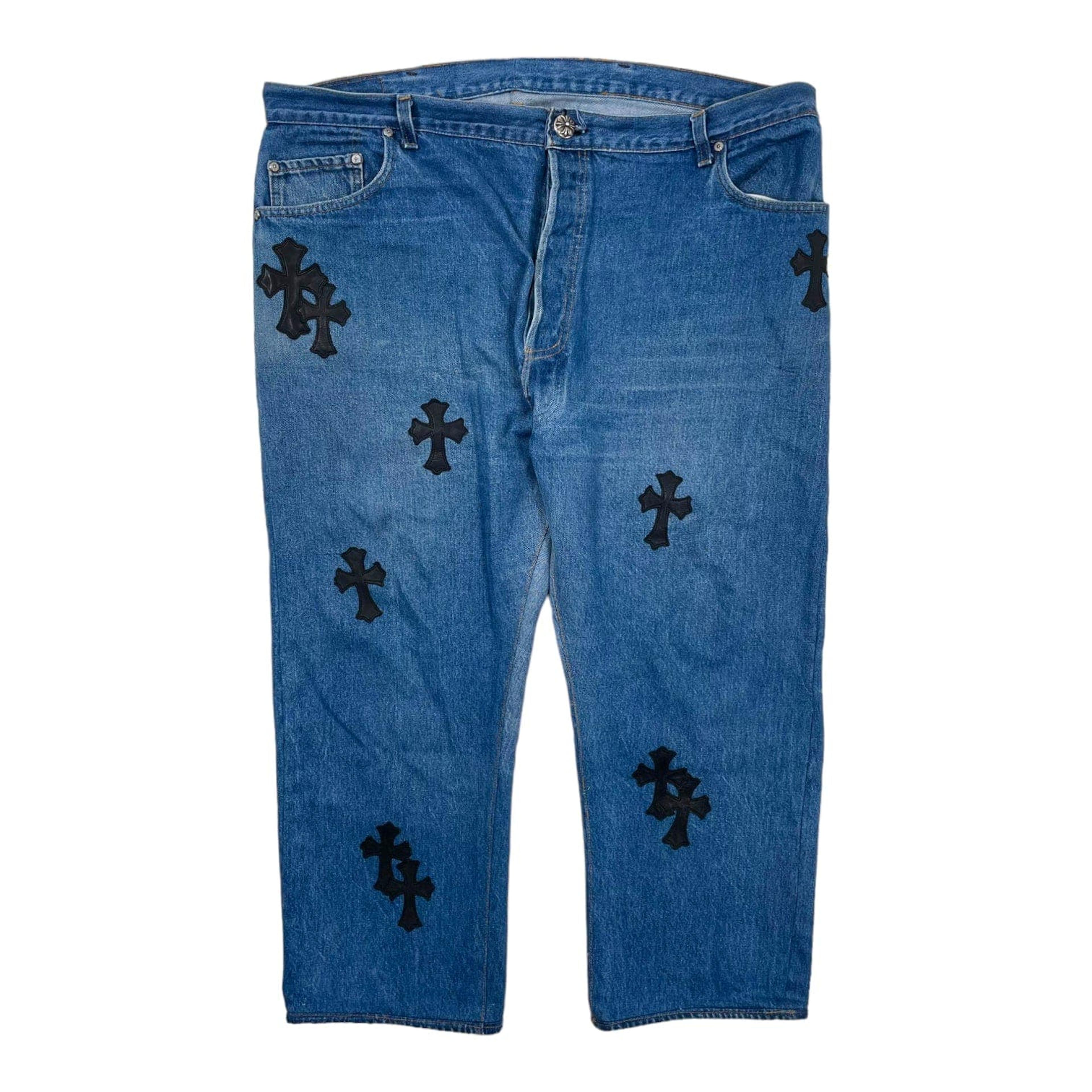 Chrome Hearts Levi's Cross Patch Jeans Blue (19 Cross Patch) Pre