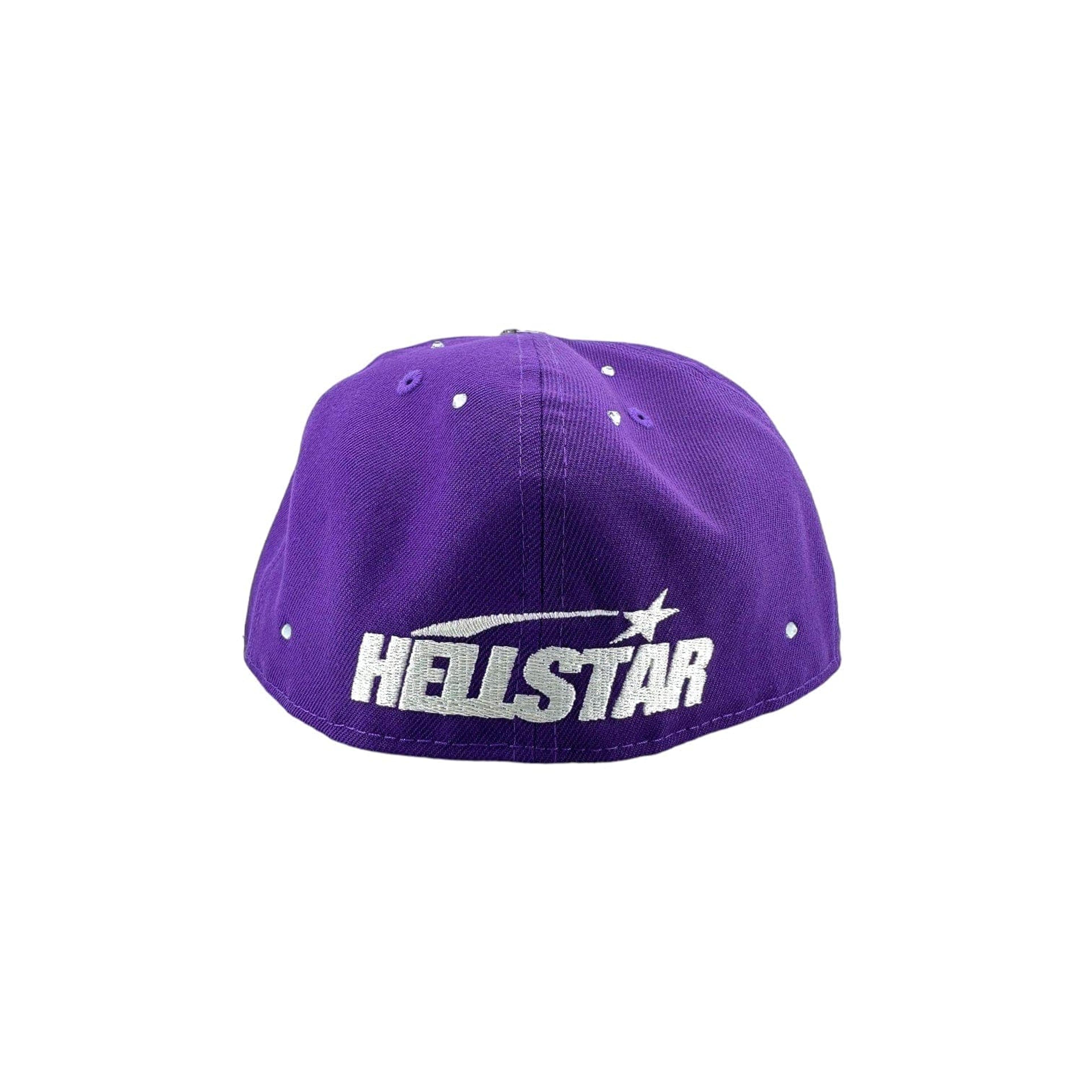Alternate View 2 of Hellstar Studios Starry Night Fitted Hat Purple