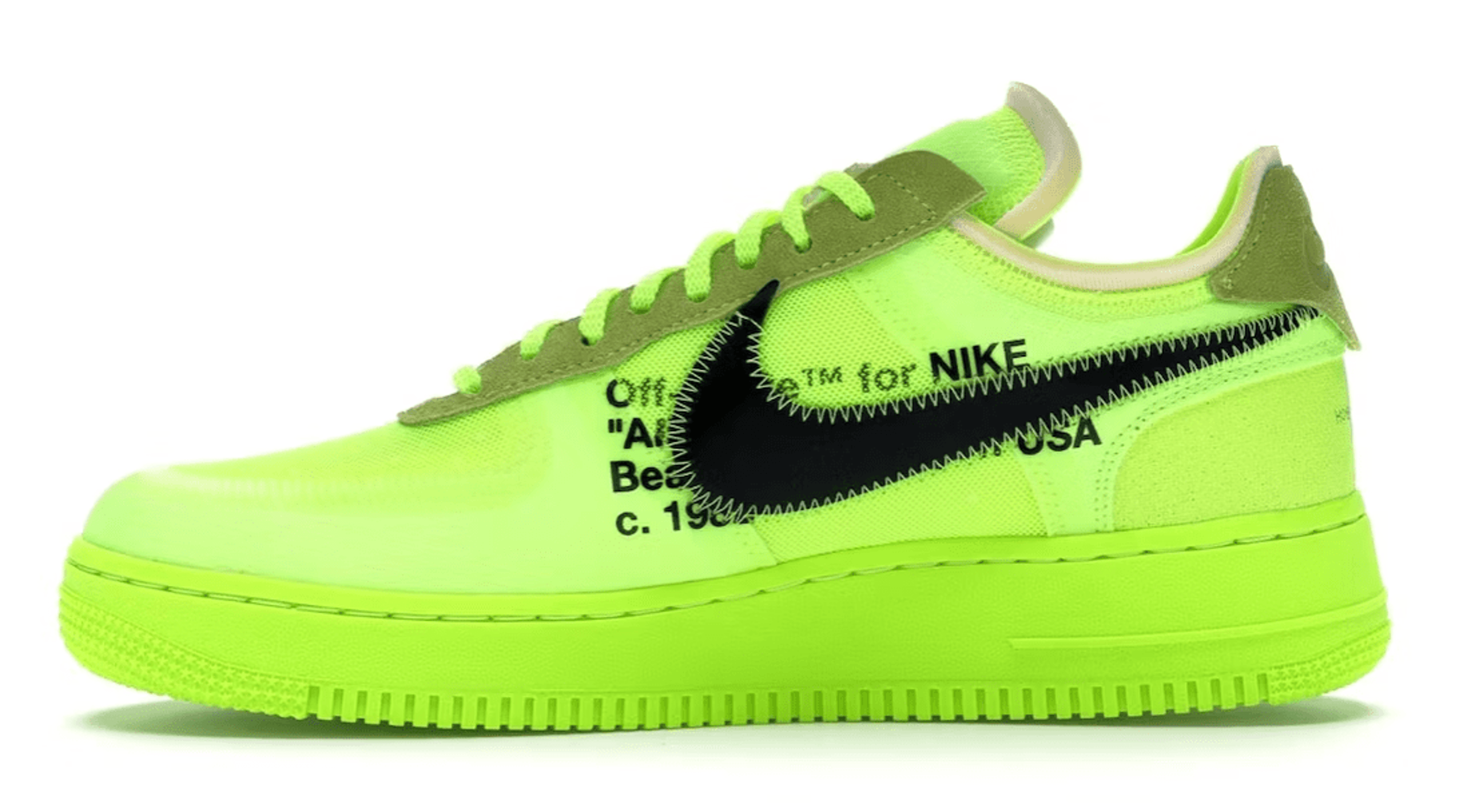 Alternate View 1 of Nike Air Force 1 Low Off-White Volt