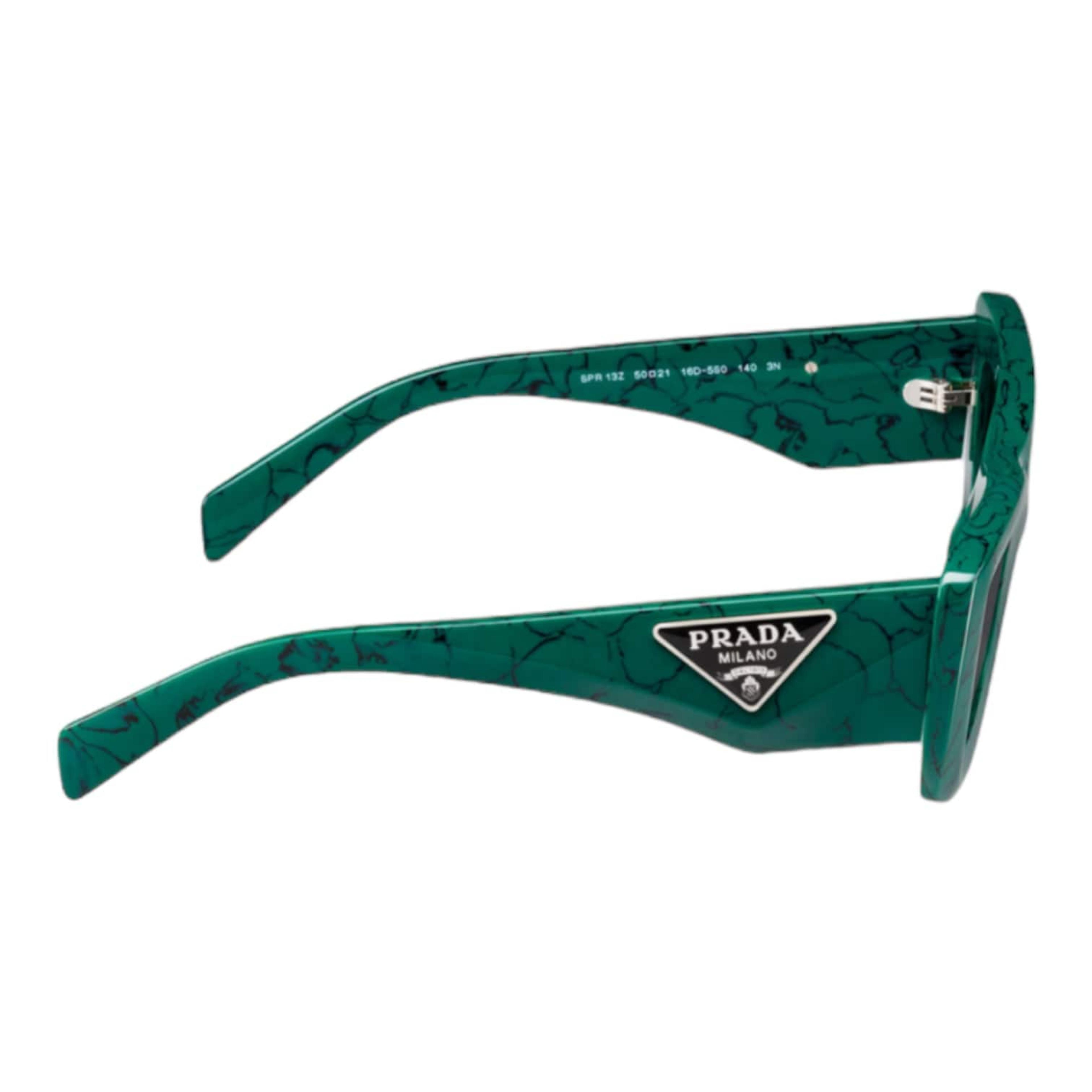 Alternate View 2 of Prada Symbole Glasses Marbleized Green