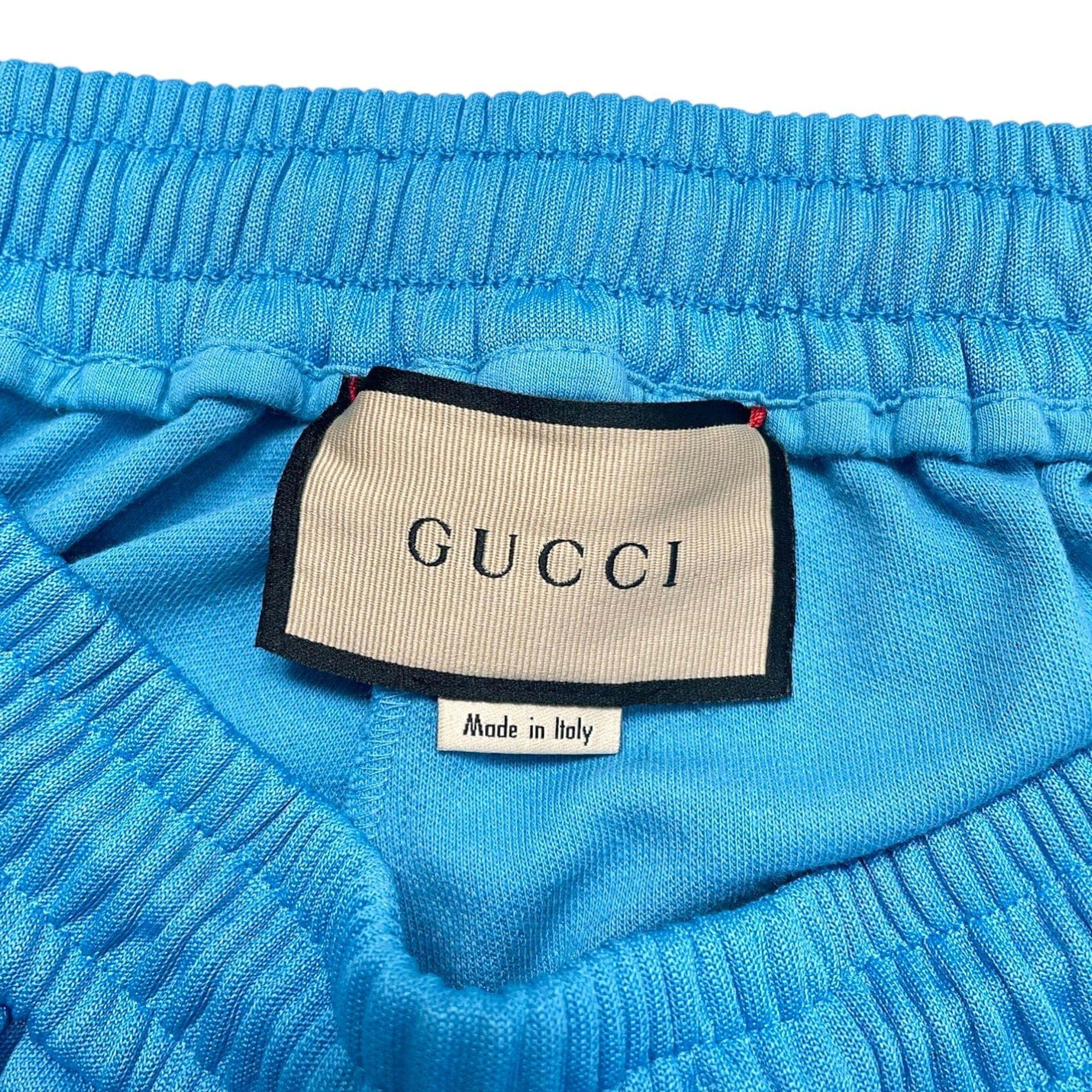 Alternate View 4 of Gucci GG Patch Track Pants Blue Pre-Owned