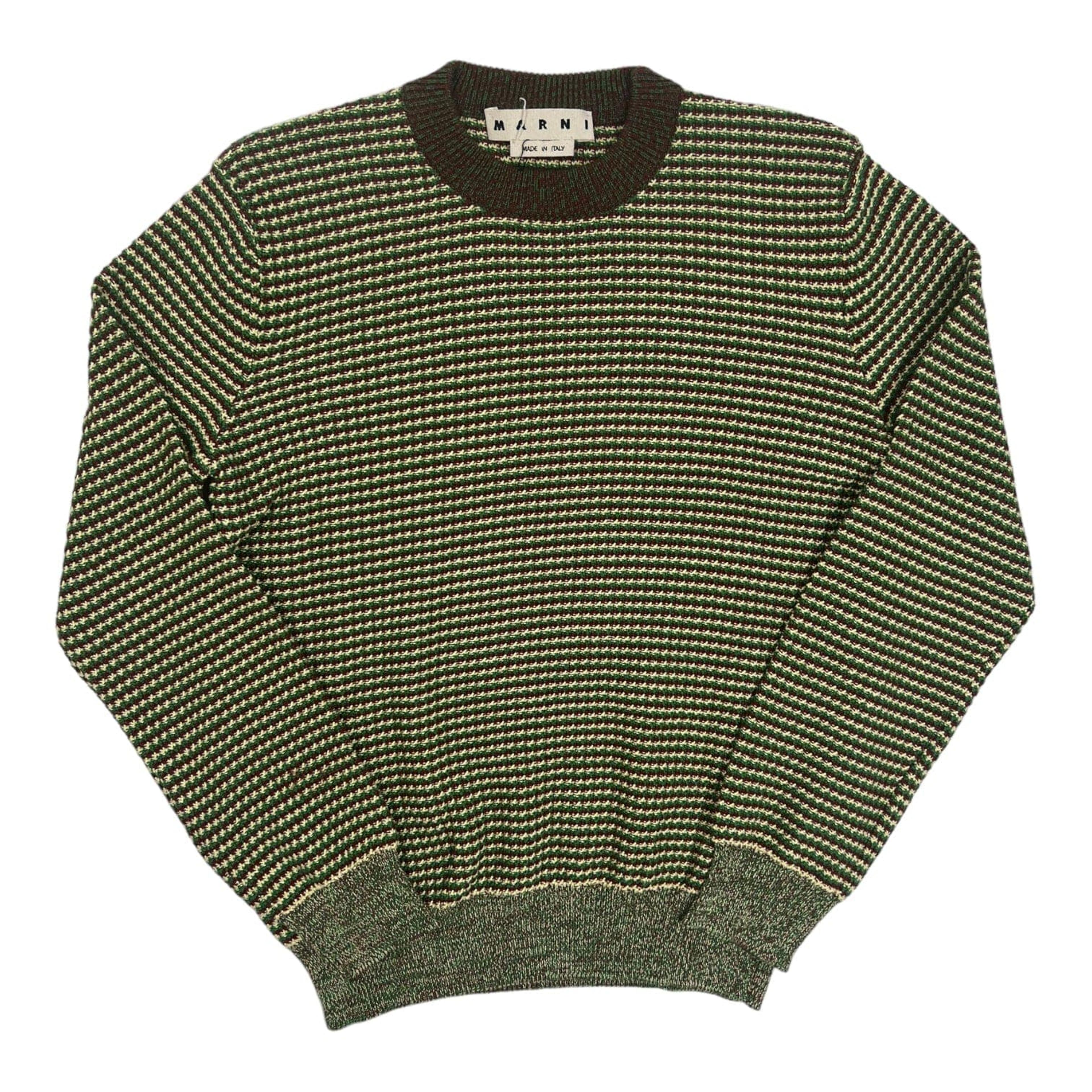 Marni Knit Roundneck Crewneck Sweater Green