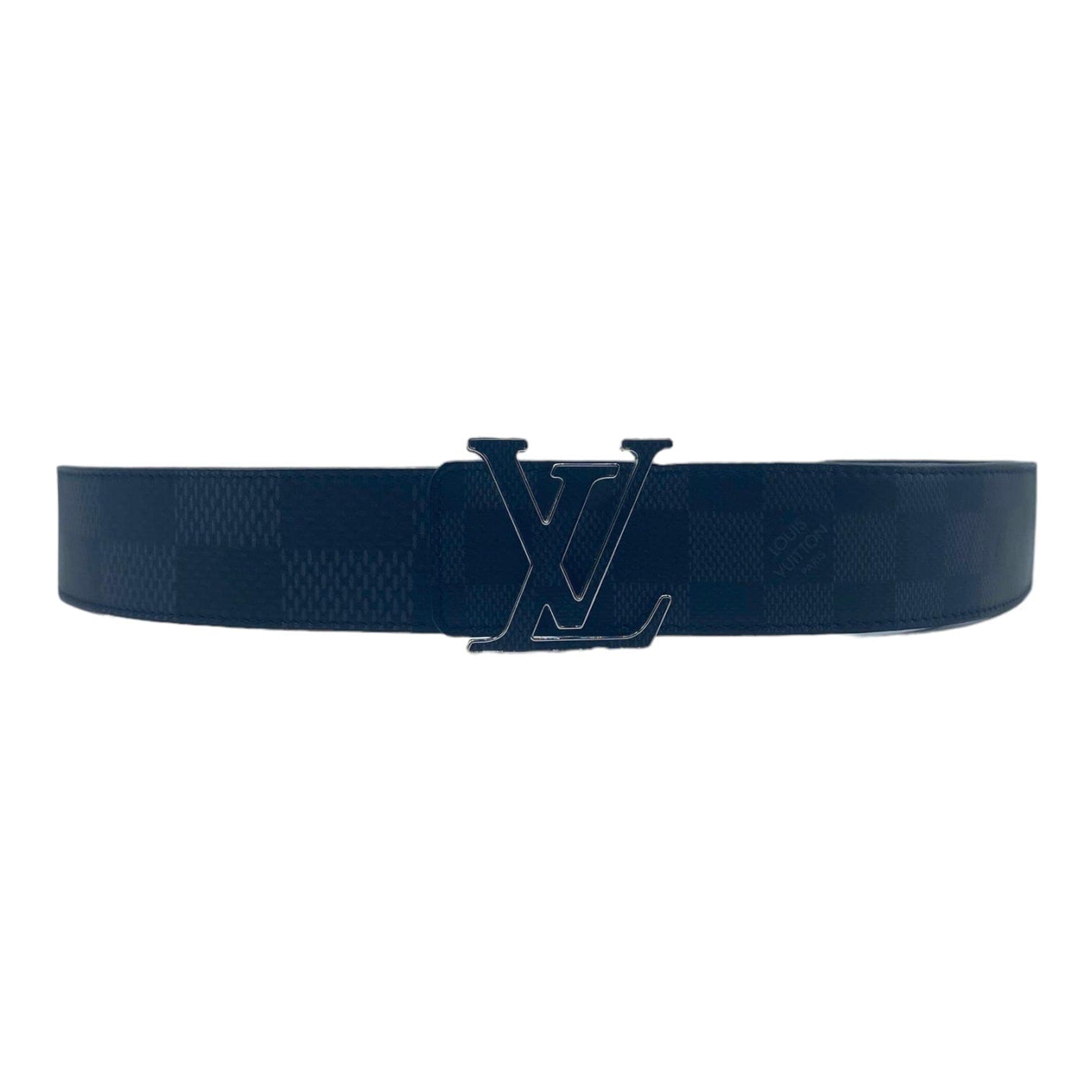 Louis Vuitton LV Initiales 40MM Reversible Belt Damier Graphite 