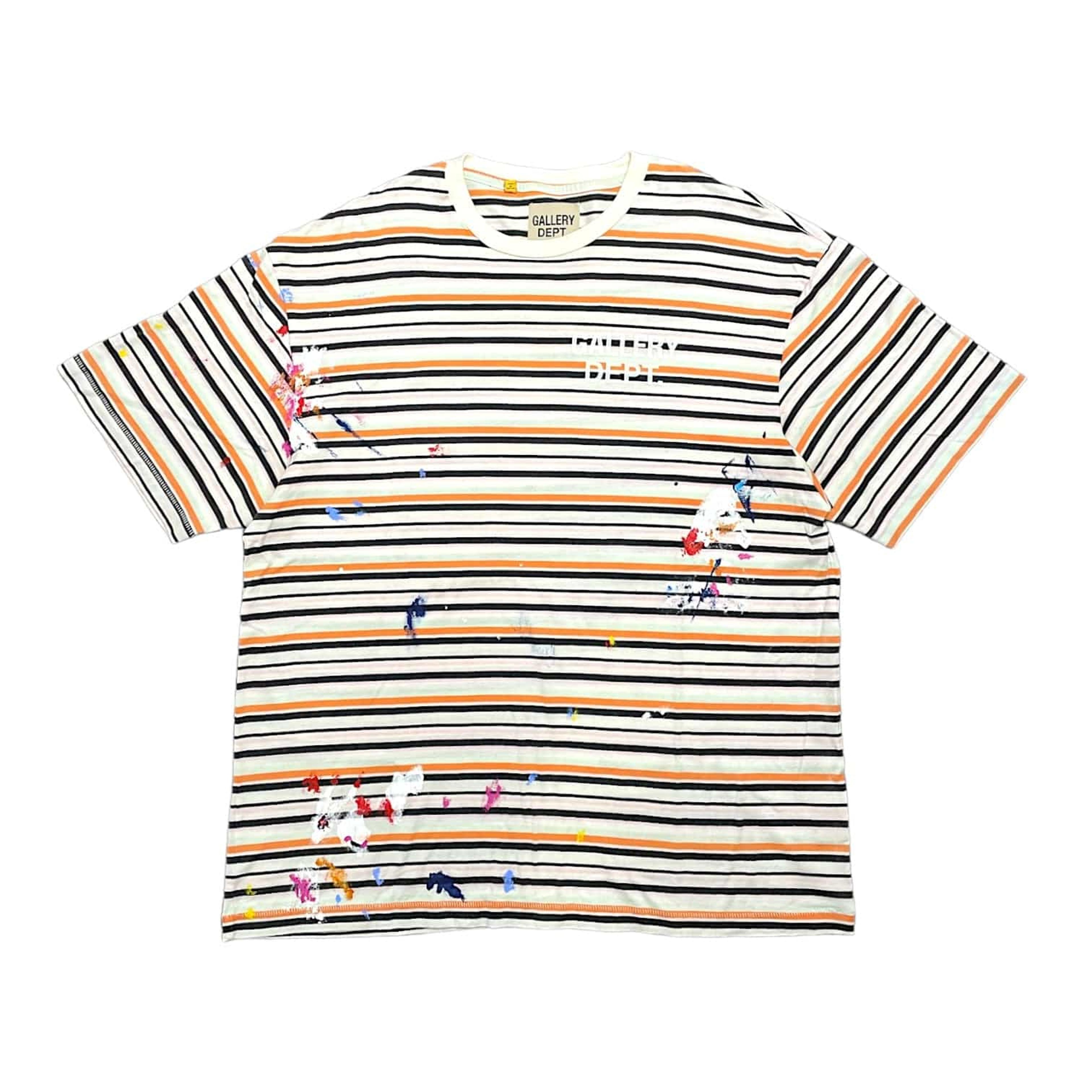 Gallery Department Nelson Striped Short Sleeve Tee Shirt Multi