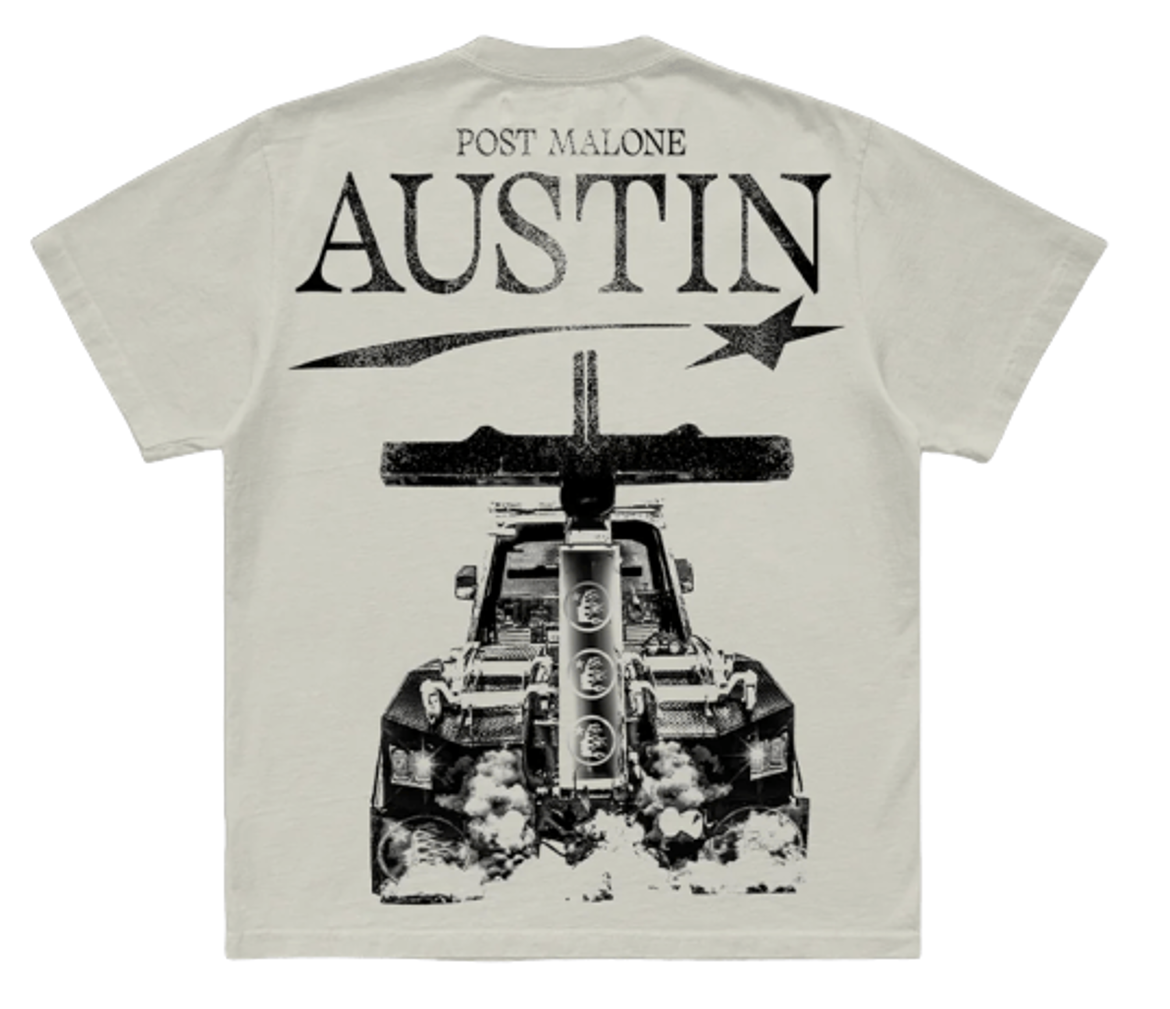 Alternate View 1 of Hellstar Studios x Post Malone Austin Short Sleeve Tee Shirt Cre