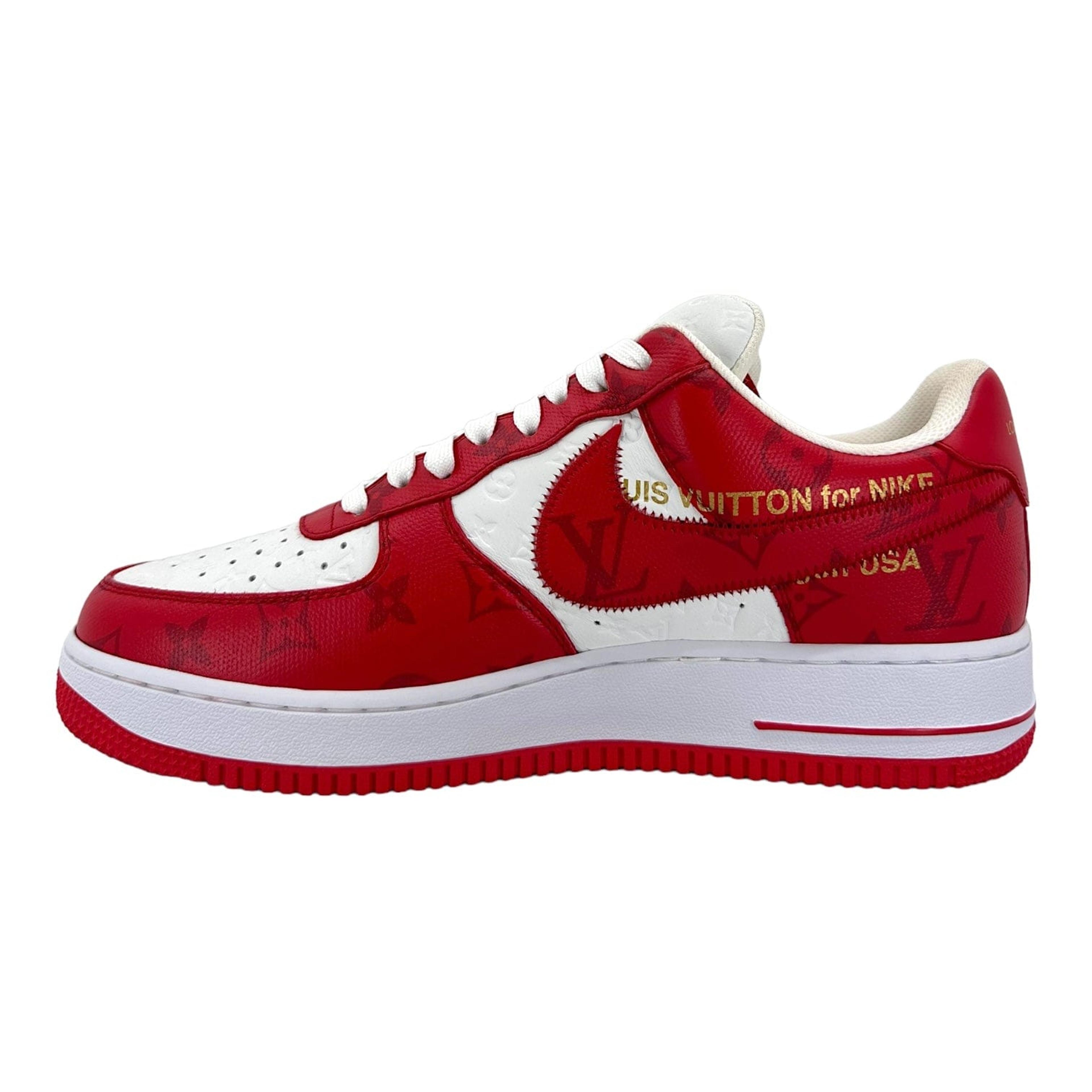 Alternate View 2 of Louis Vuitton x Nike Air Force 1 Low By Virgil Abloh White Red