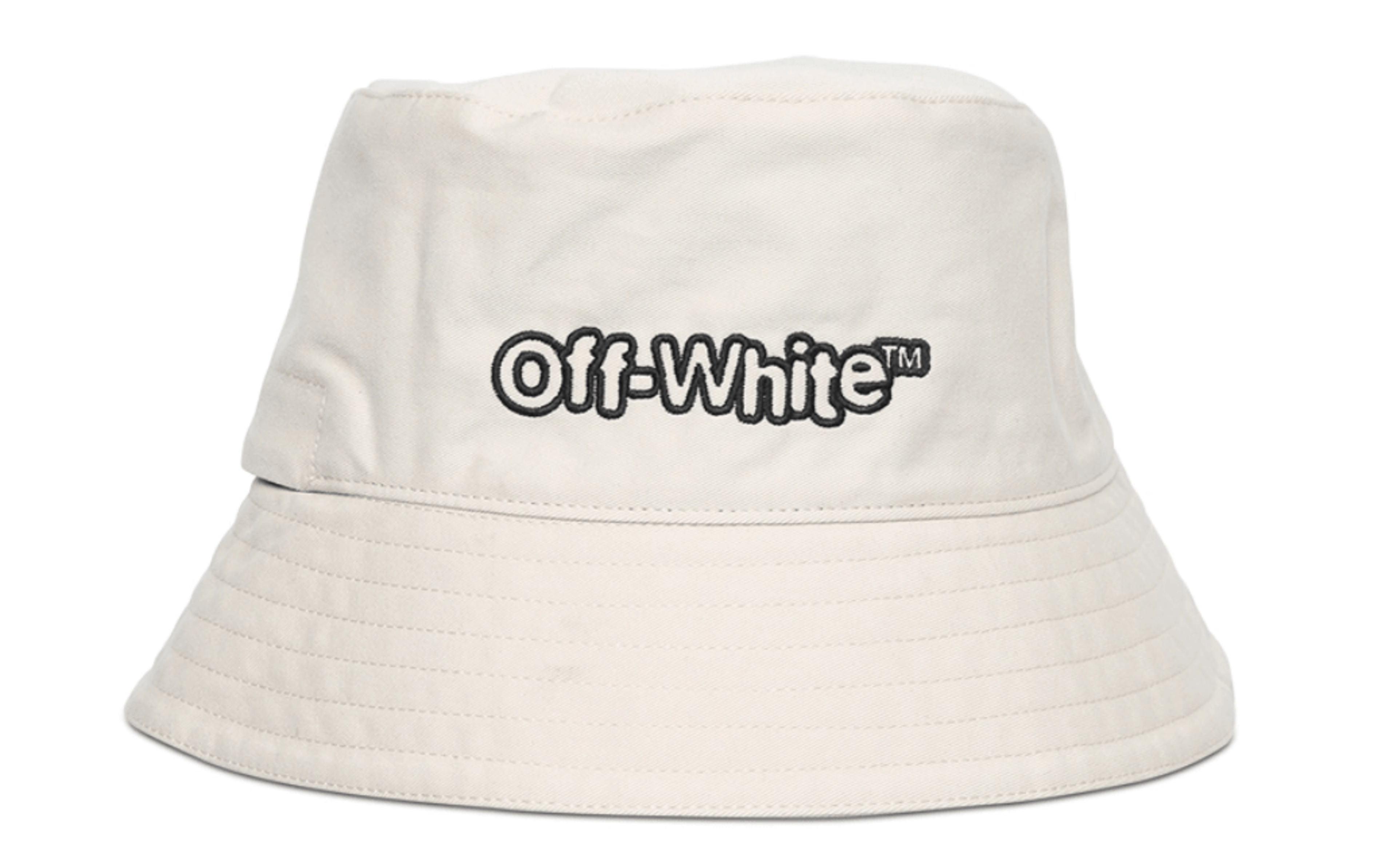 Off-White Blur Bucket Hat Bone Black