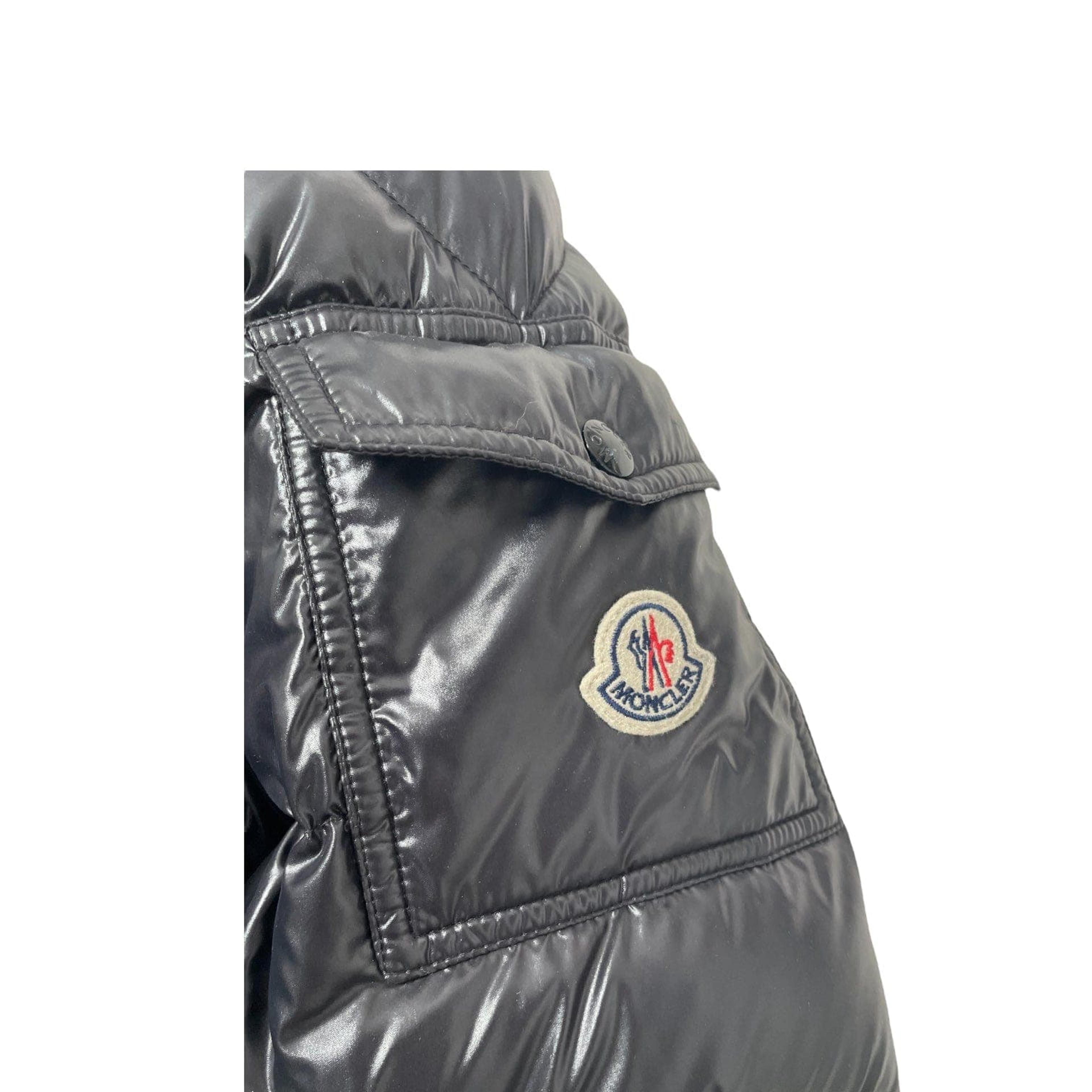 Alternate View 2 of Moncler Maya Short Down Jacket Black Pre-Owned