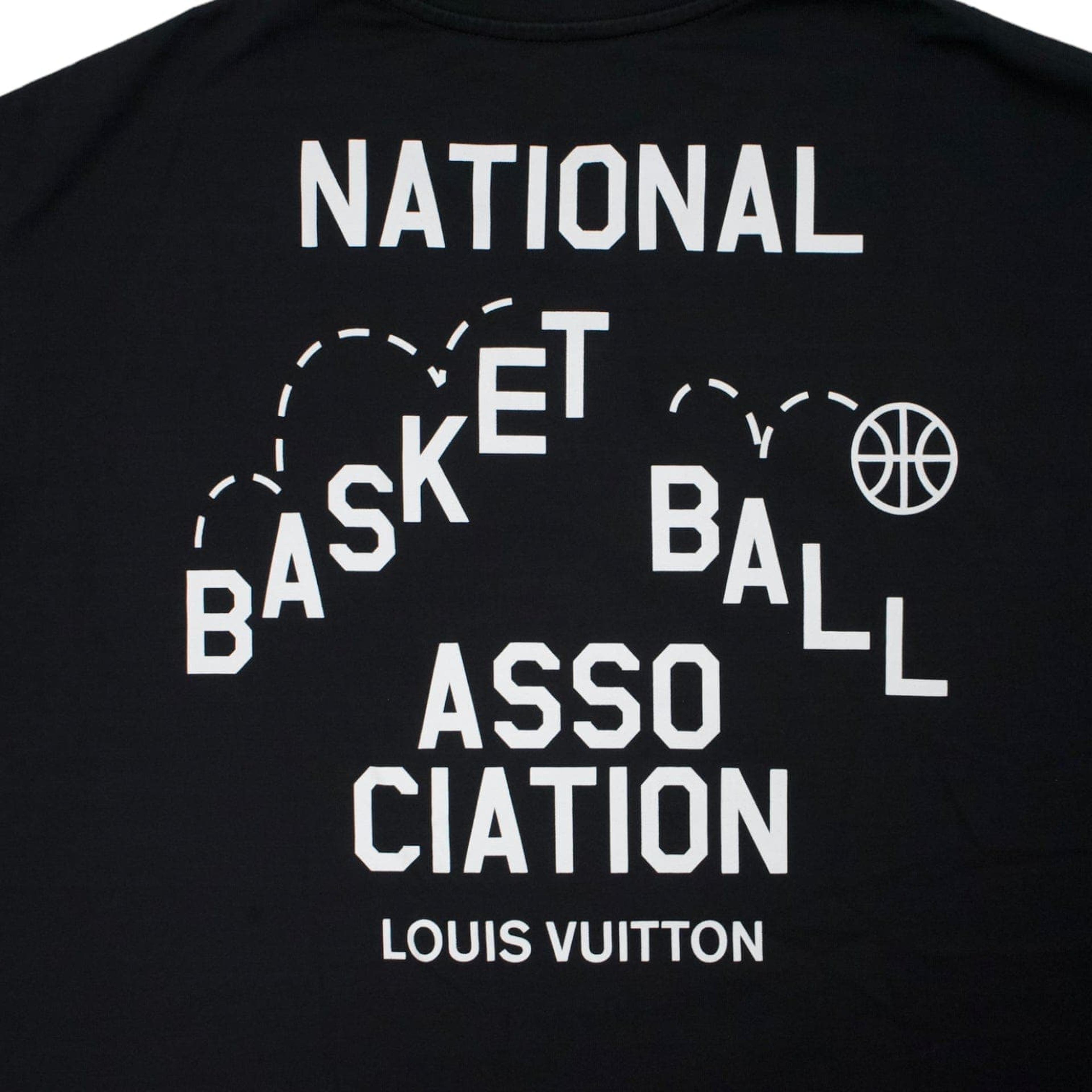 Alternate View 3 of Louis Vuitton x NBA Basketball Play Short Sleeve Tee Shirt Black
