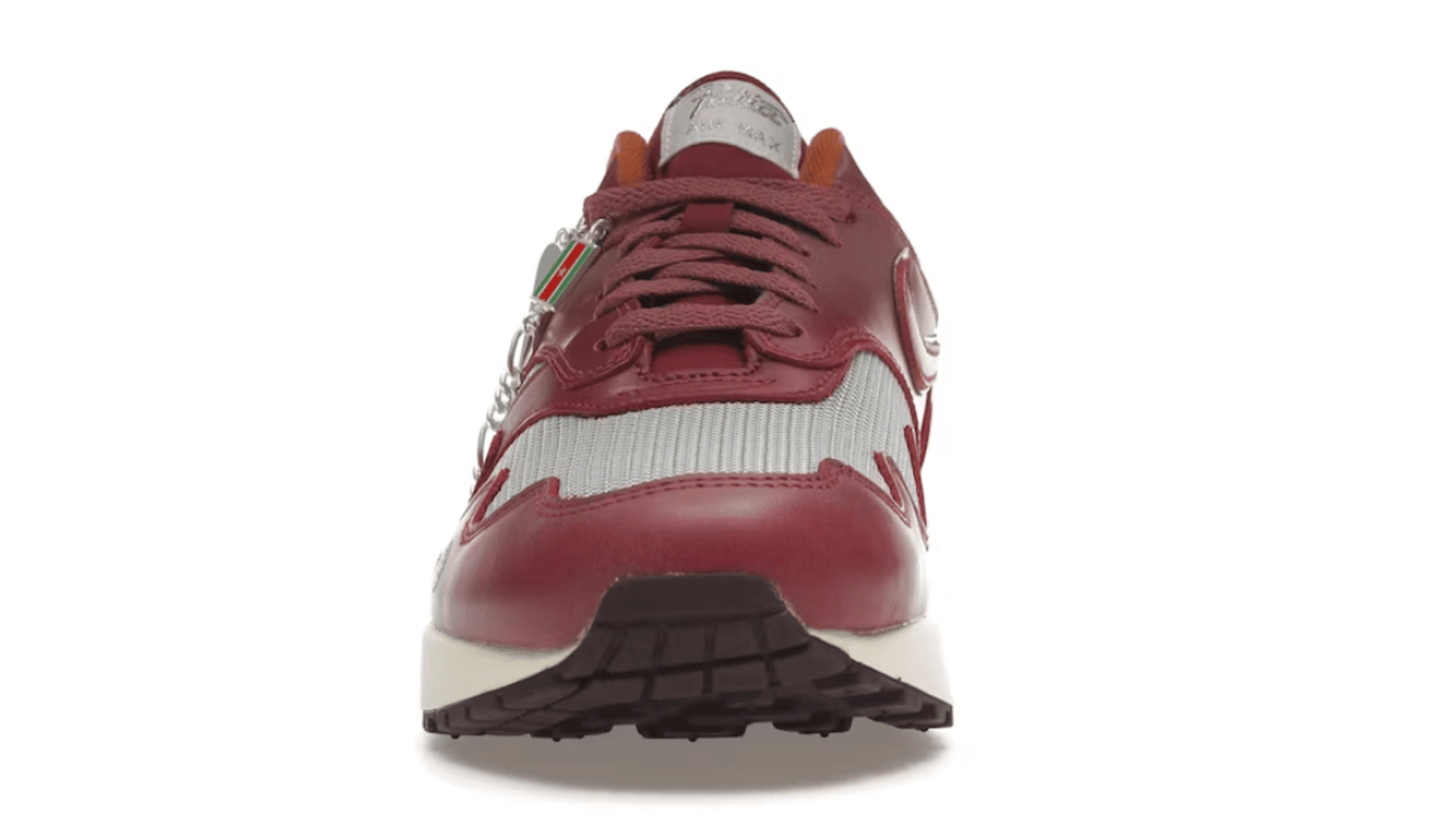 Alternate View 2 of Nike Air Max 1 Patta Waves Rush Maroon (with Bracelet)