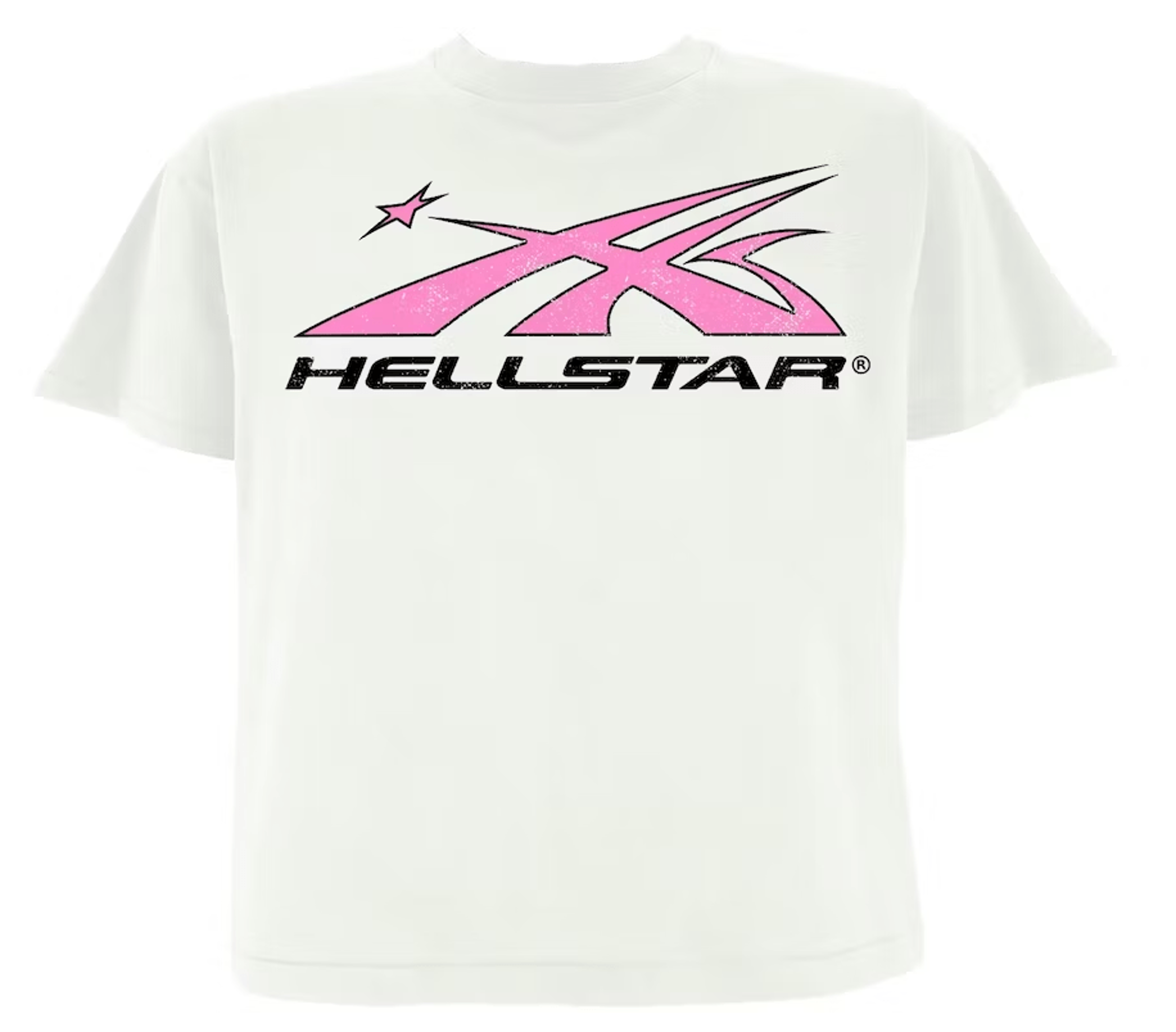 Hellstar Studios Sports Logo Short Sleeve Tee Shirt White