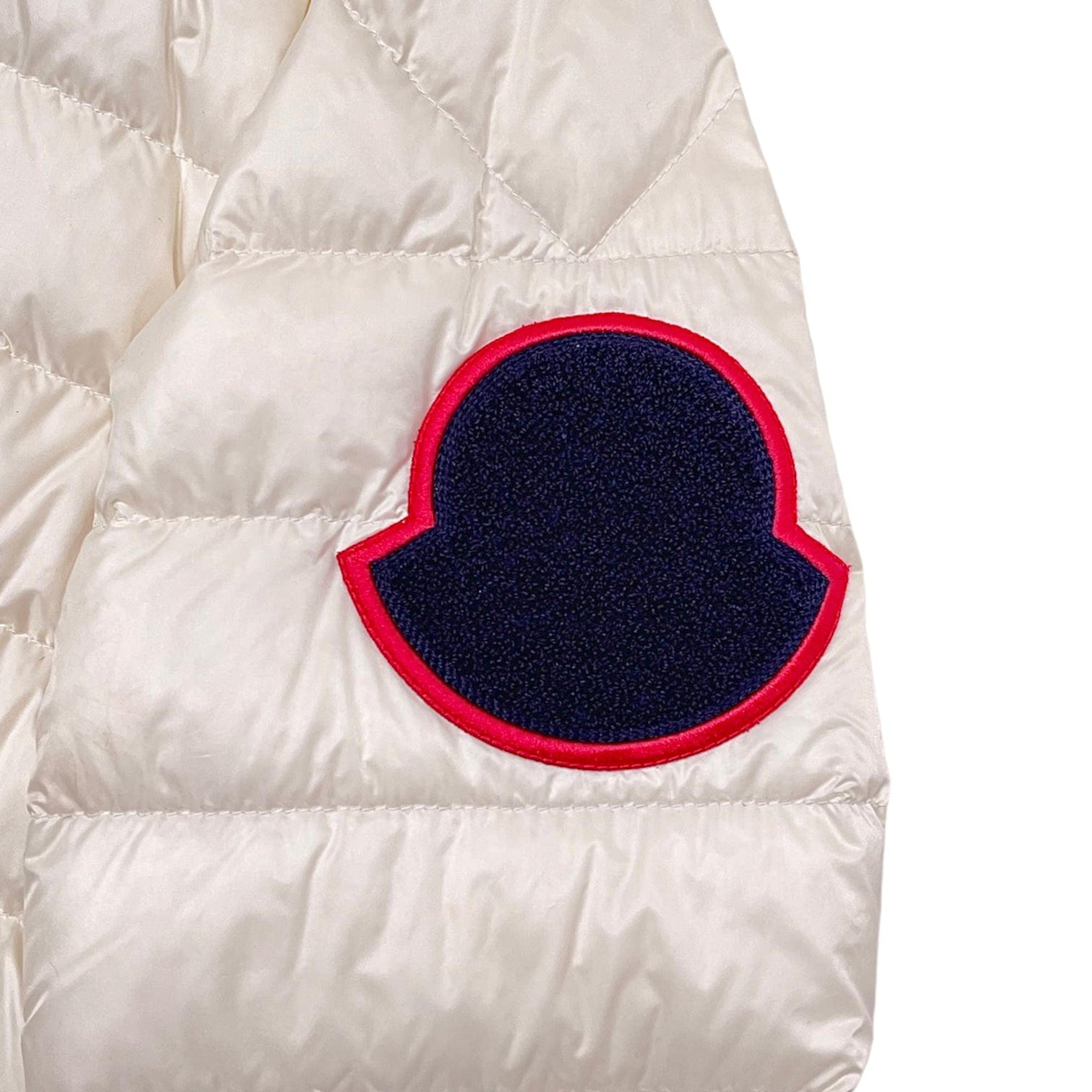 Alternate View 2 of Moncler Deltour Quilted Down Jacket White Pre-Owned