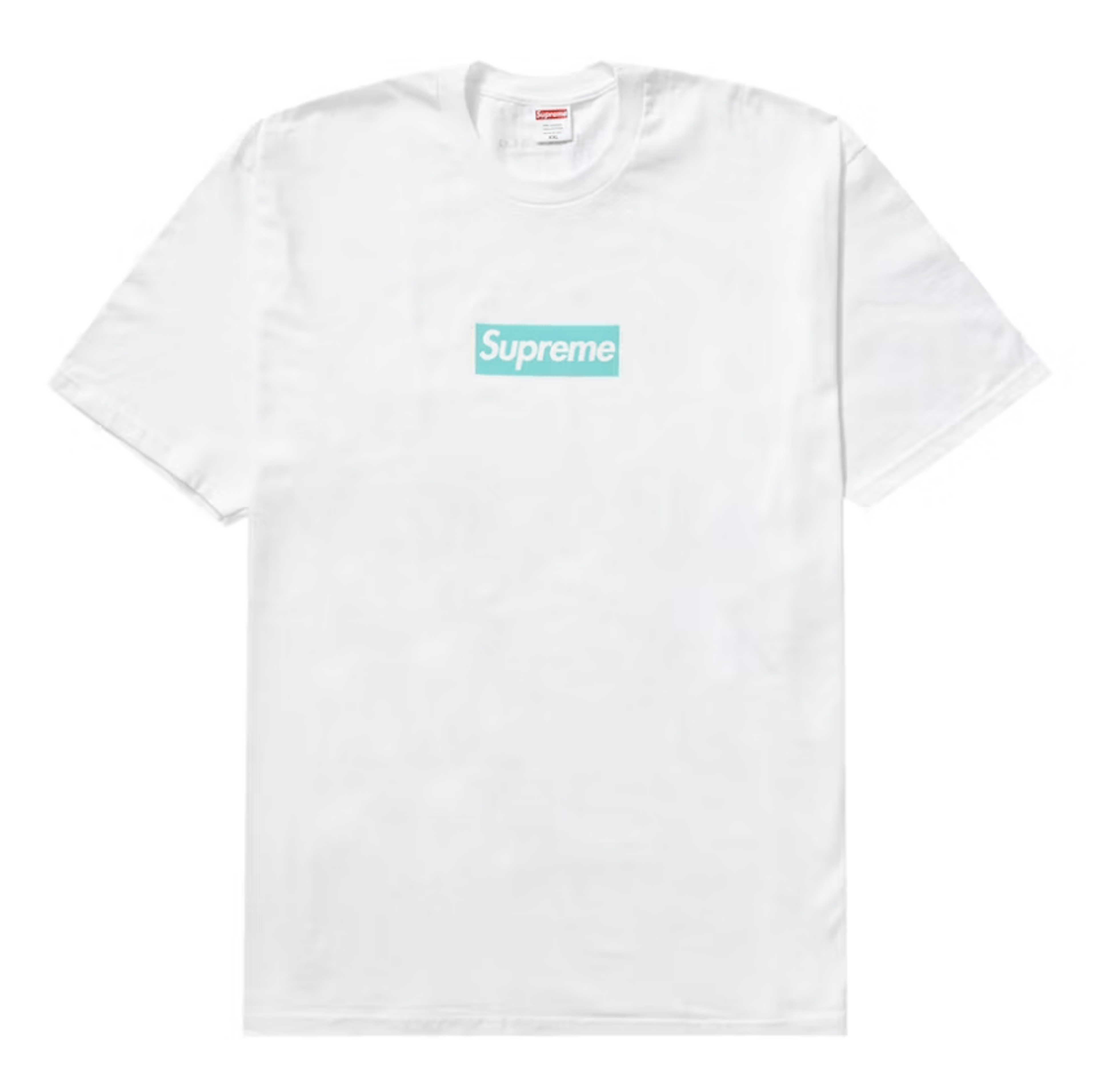 Supreme Tiffany & Co. Box Logo Short Sleeve Tee Shirt White