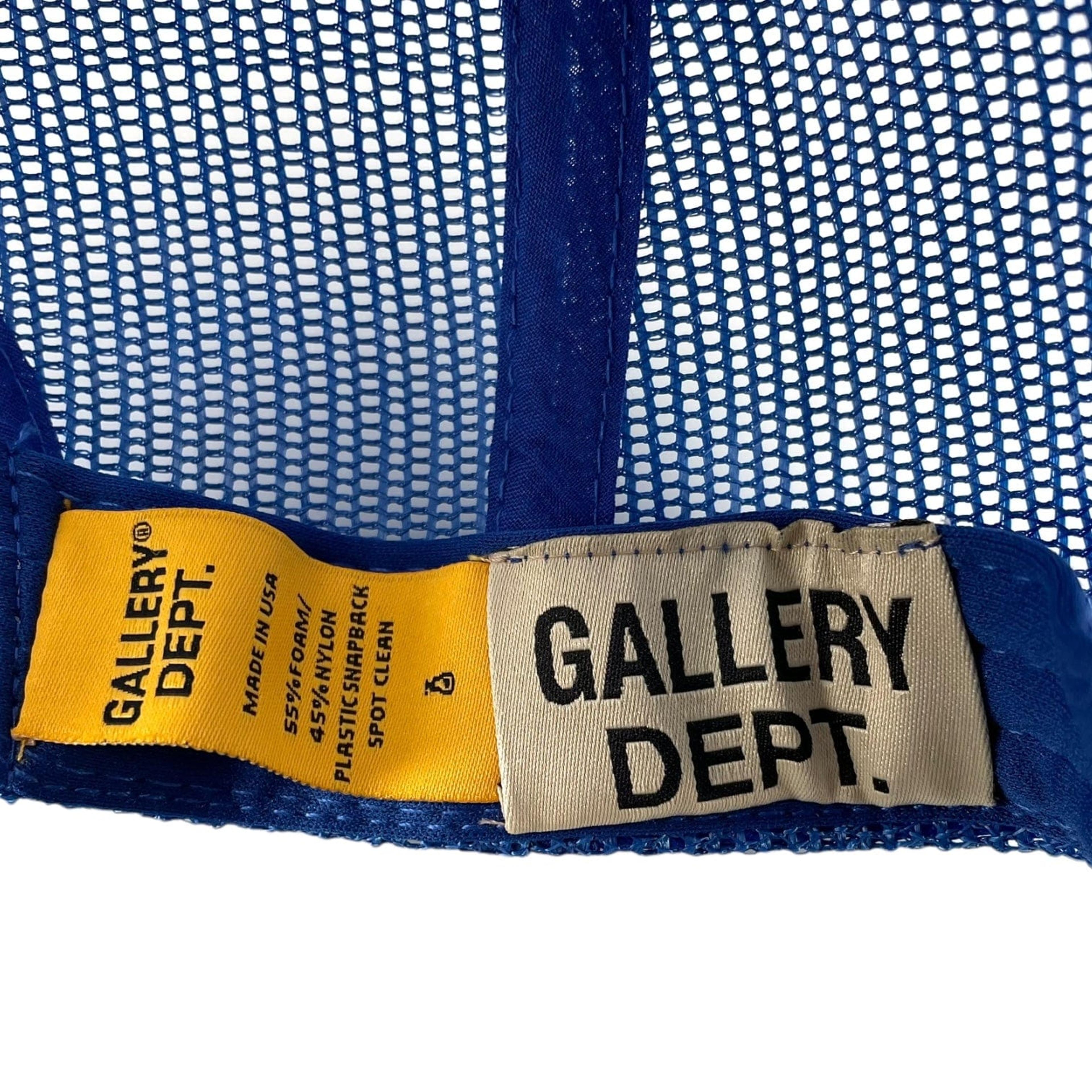 Alternate View 6 of Gallery Department Logo Trucker Hat Blue Yellow