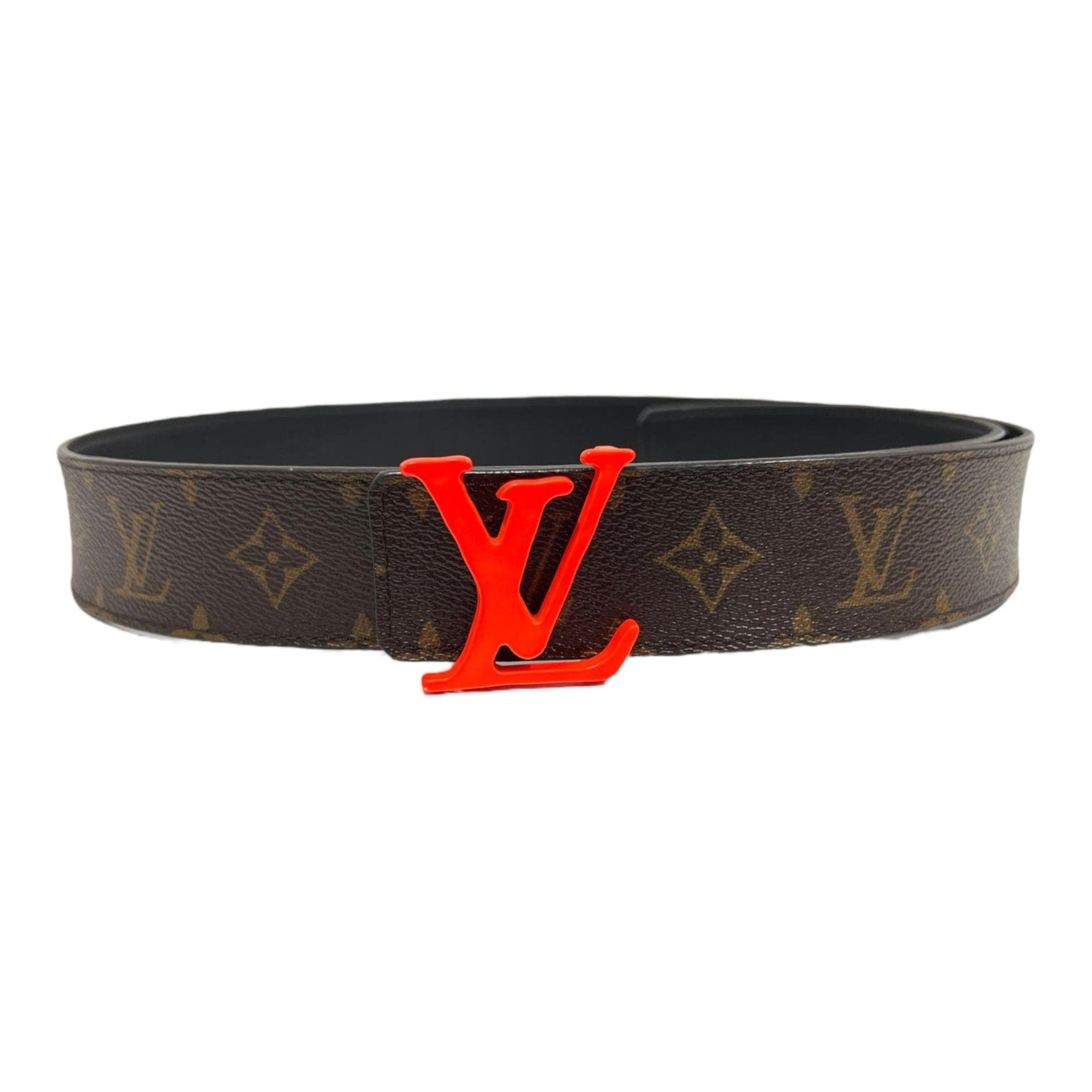 Louis Vuitton Shape Belt Monogram 40MM Brown Pre-Owned