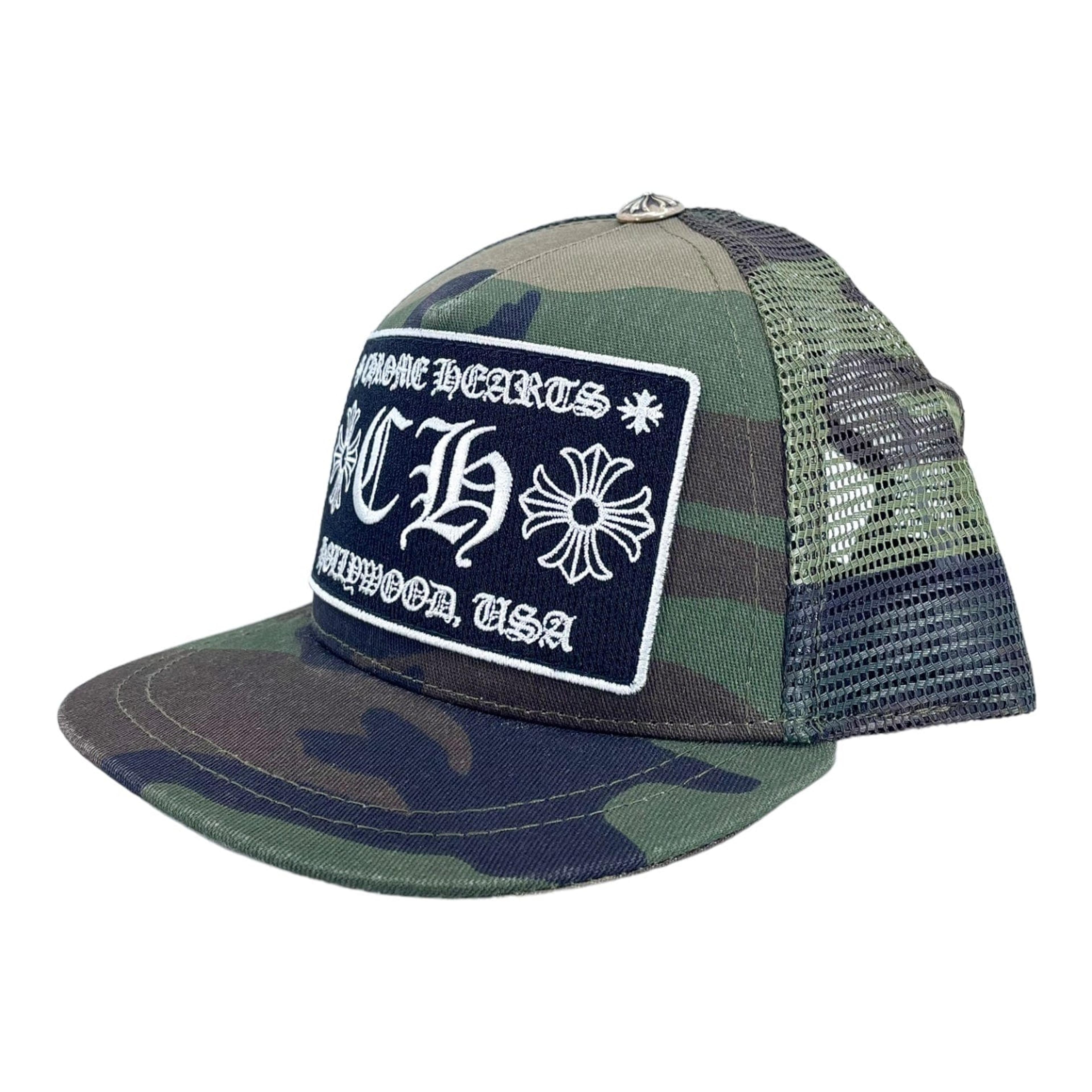 Alternate View 4 of Chrome Hearts CH Hollywood Trucker Hat Camo