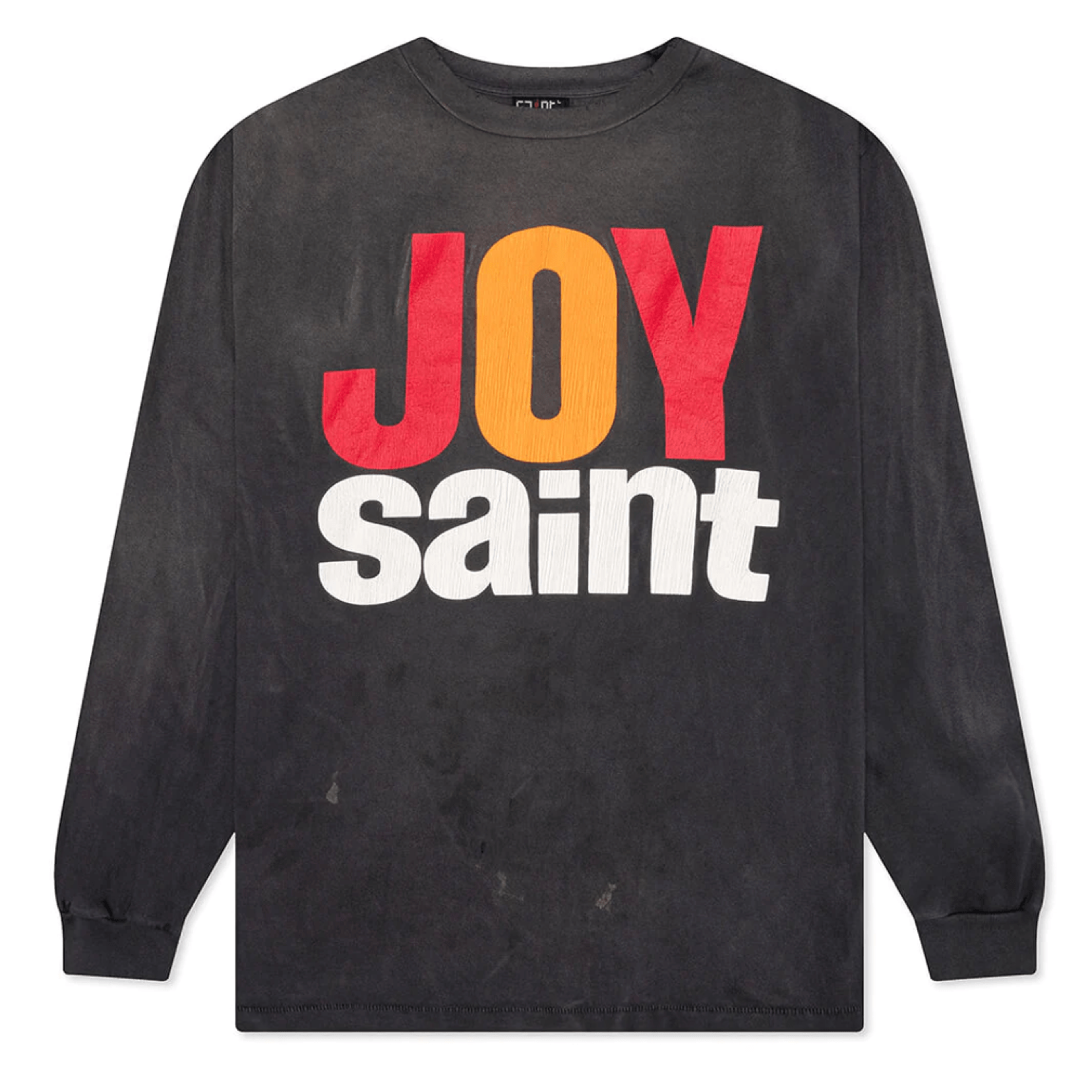 Saint Michael Joy Saint Long Sleeve Tee Shirt Black