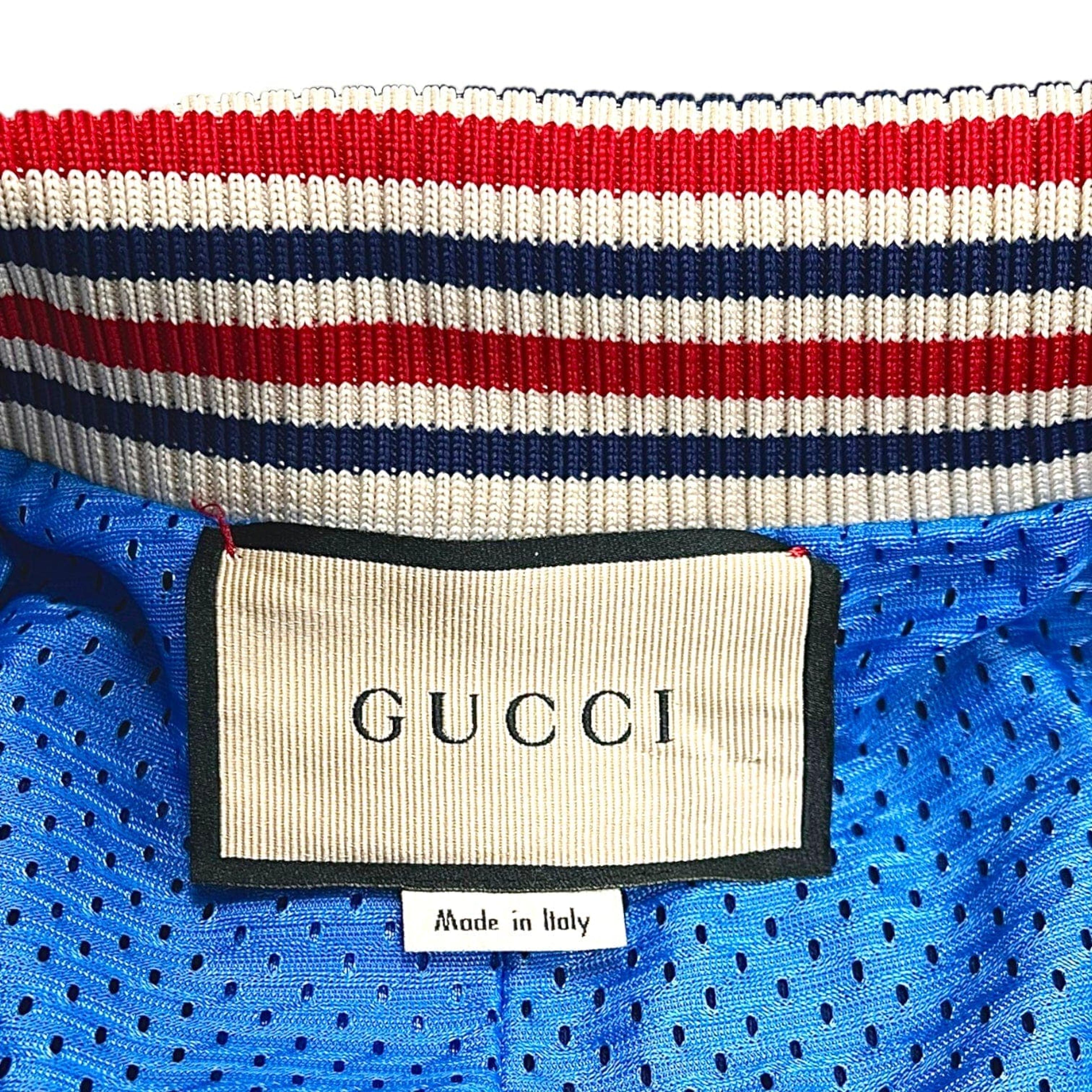 Alternate View 3 of Gucci GG Patch Technical Track Jacket Blue Pre-Owned