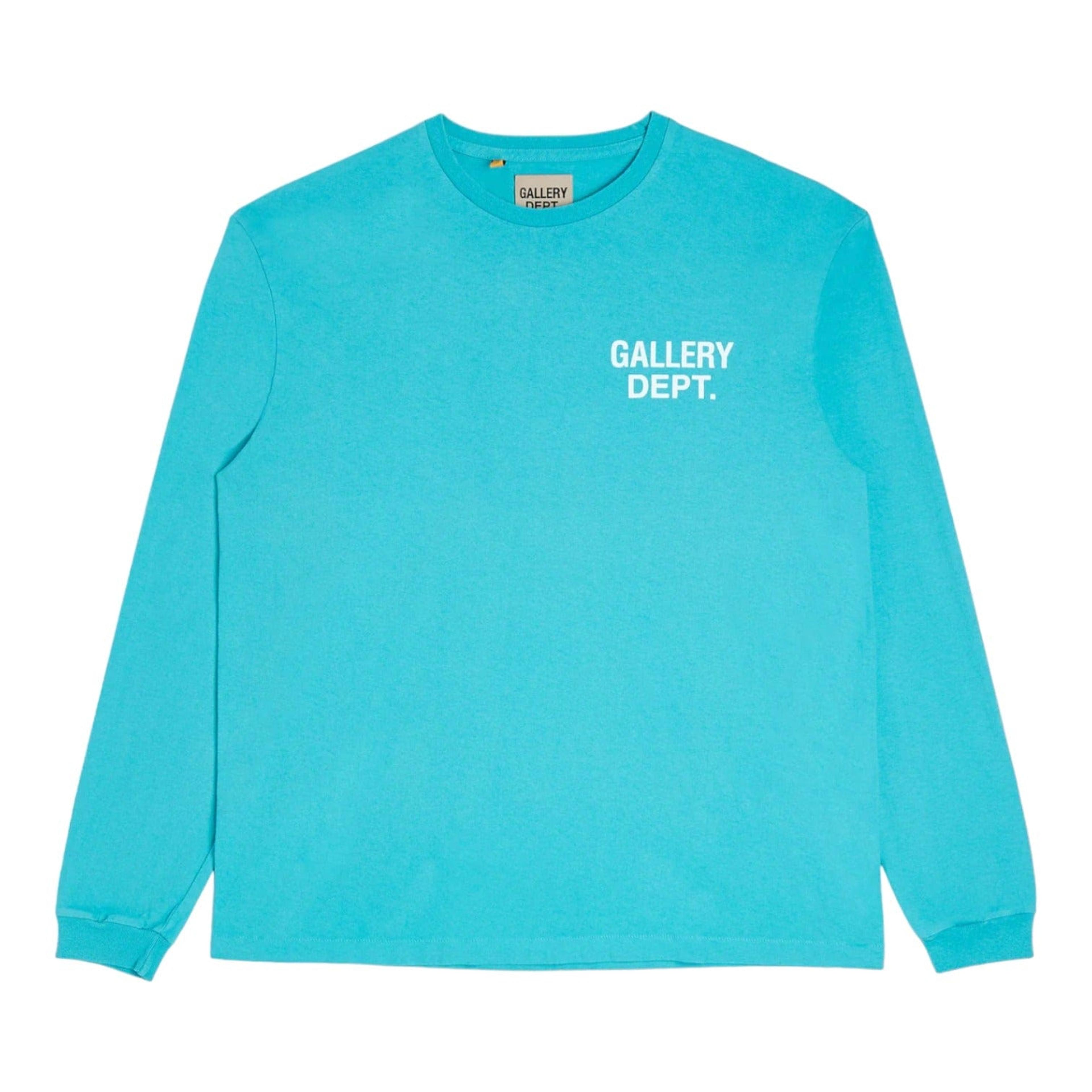 Alternate View 1 of Gallery Department Souvenir Long Sleeve Tee Shirt Teal Blue