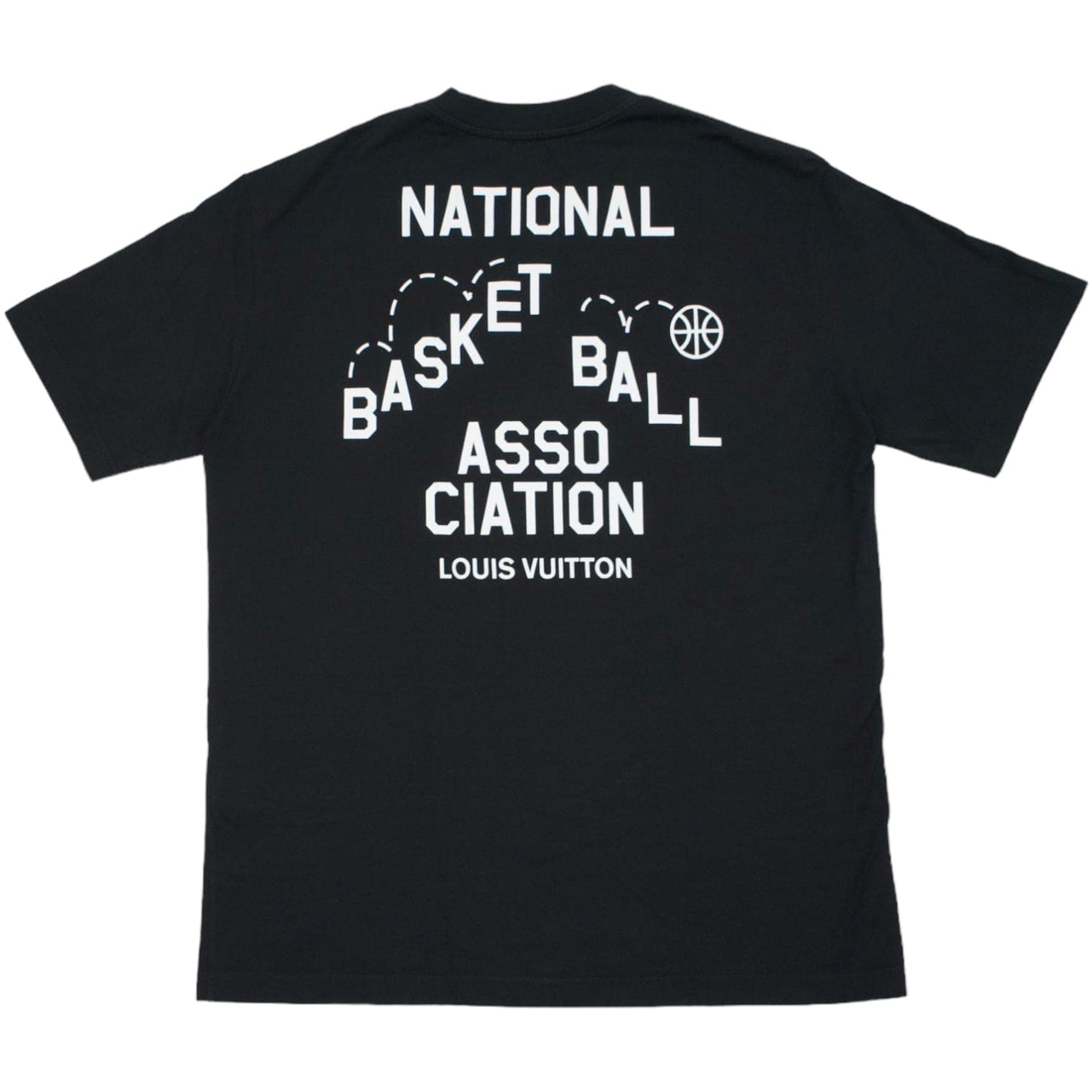 Alternate View 1 of Louis Vuitton x NBA Basketball Play Short Sleeve Tee Shirt Black