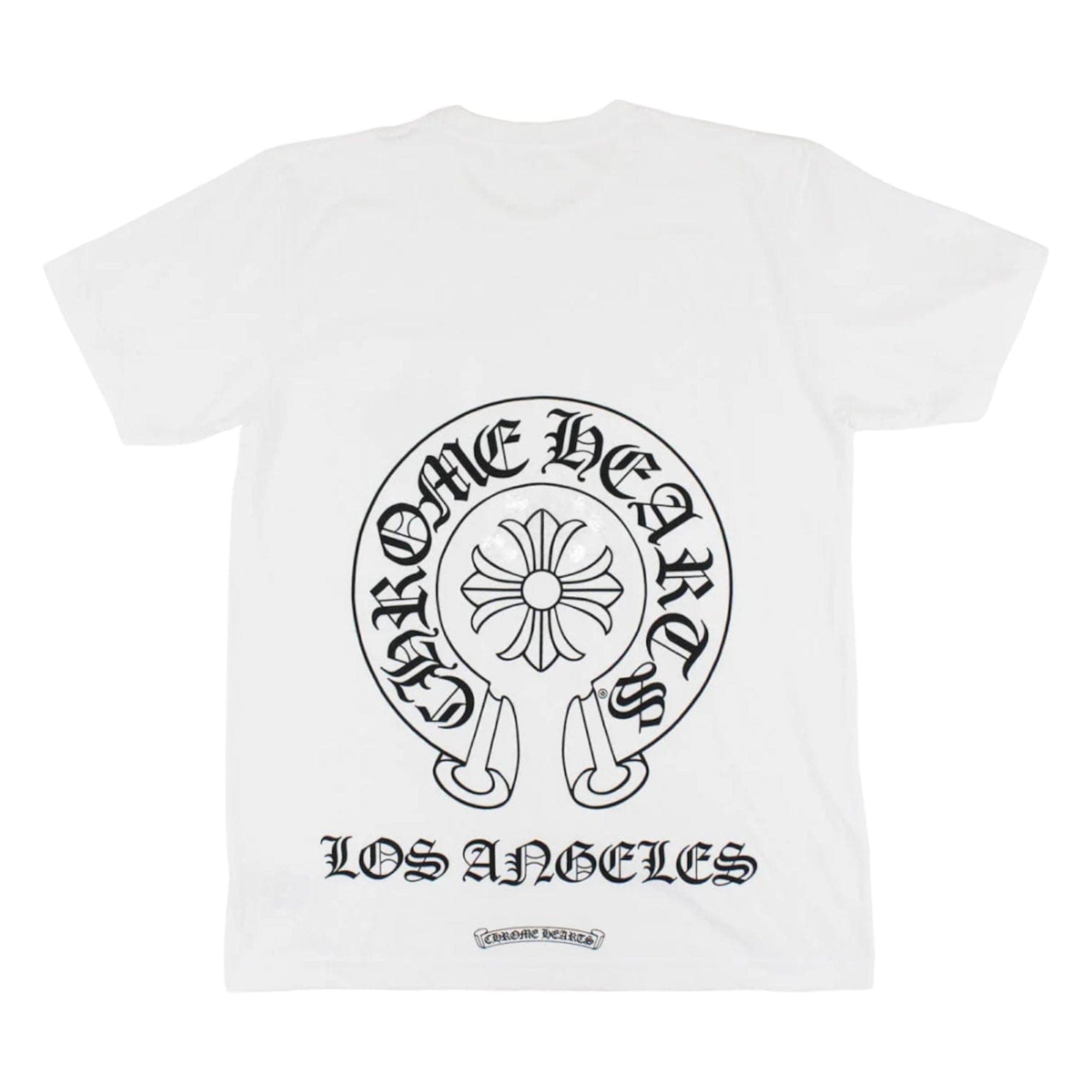 Chrome Hearts Los Angeles Exclusive Horse Shoe Short Sleeve Tee 