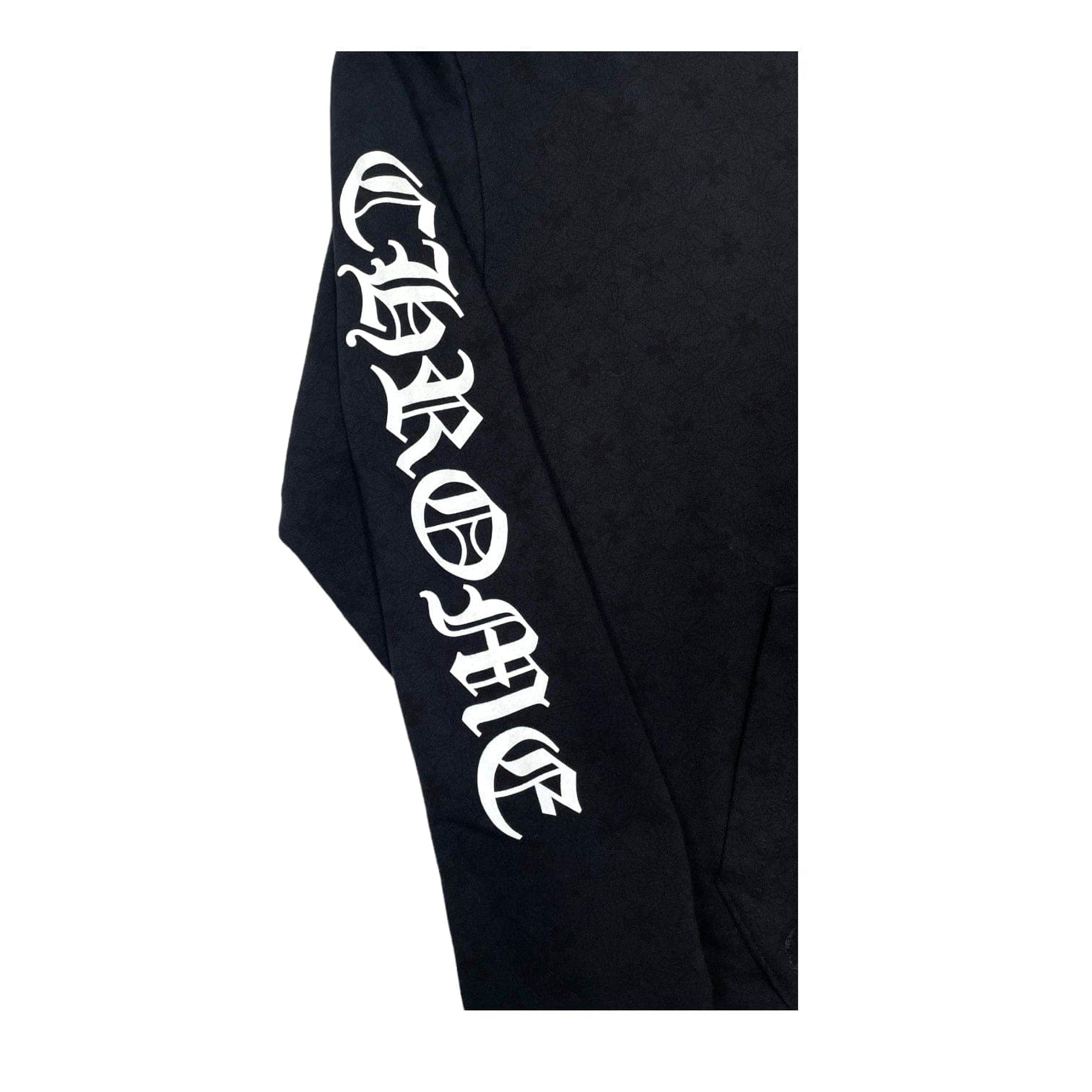 Alternate View 3 of Chrome Hearts Sublimated Vertical Logo Hooded Sweatshirt Black
