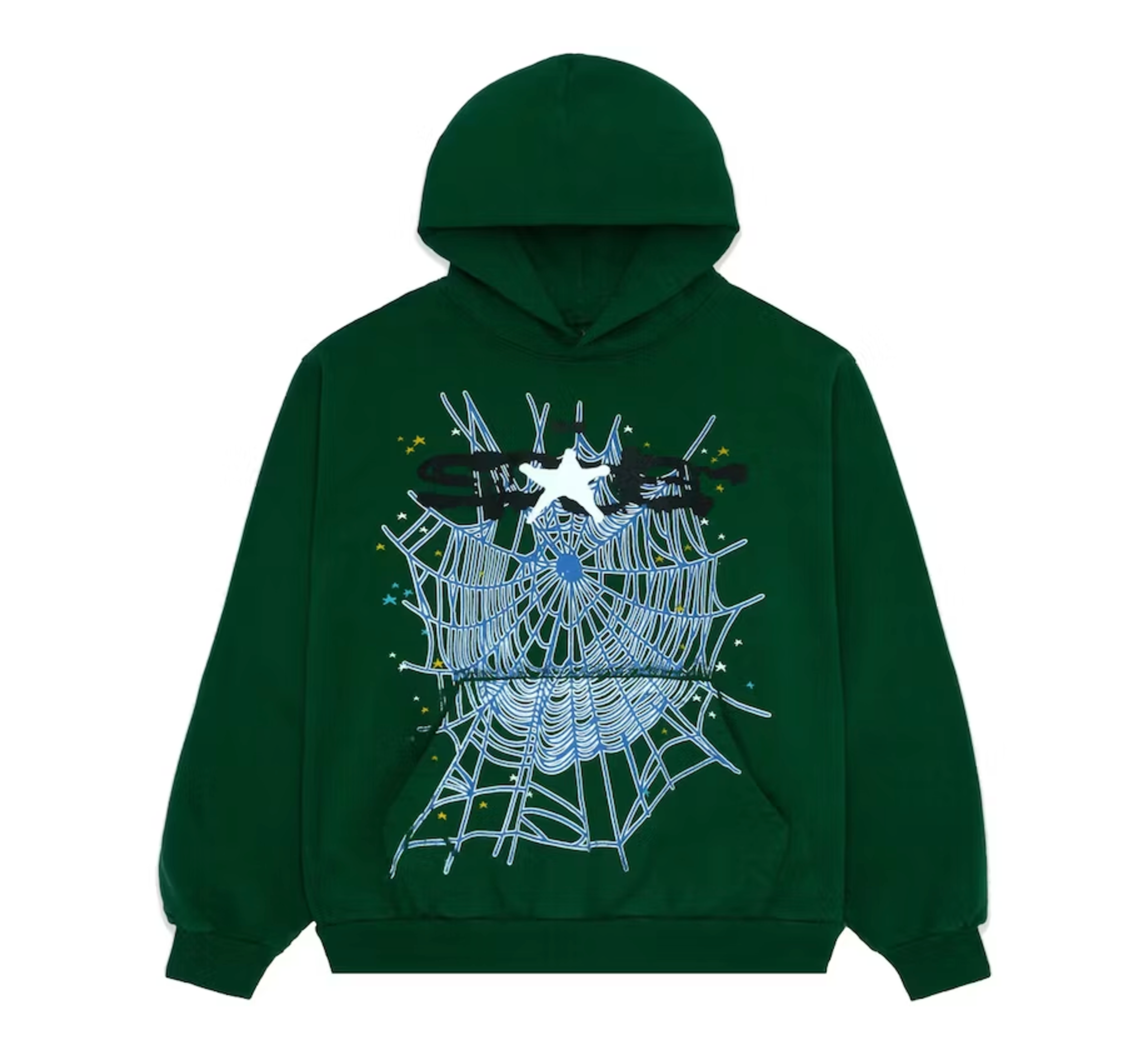 Spider Worldwide Web Hooded Sweatshirt Hunter Green