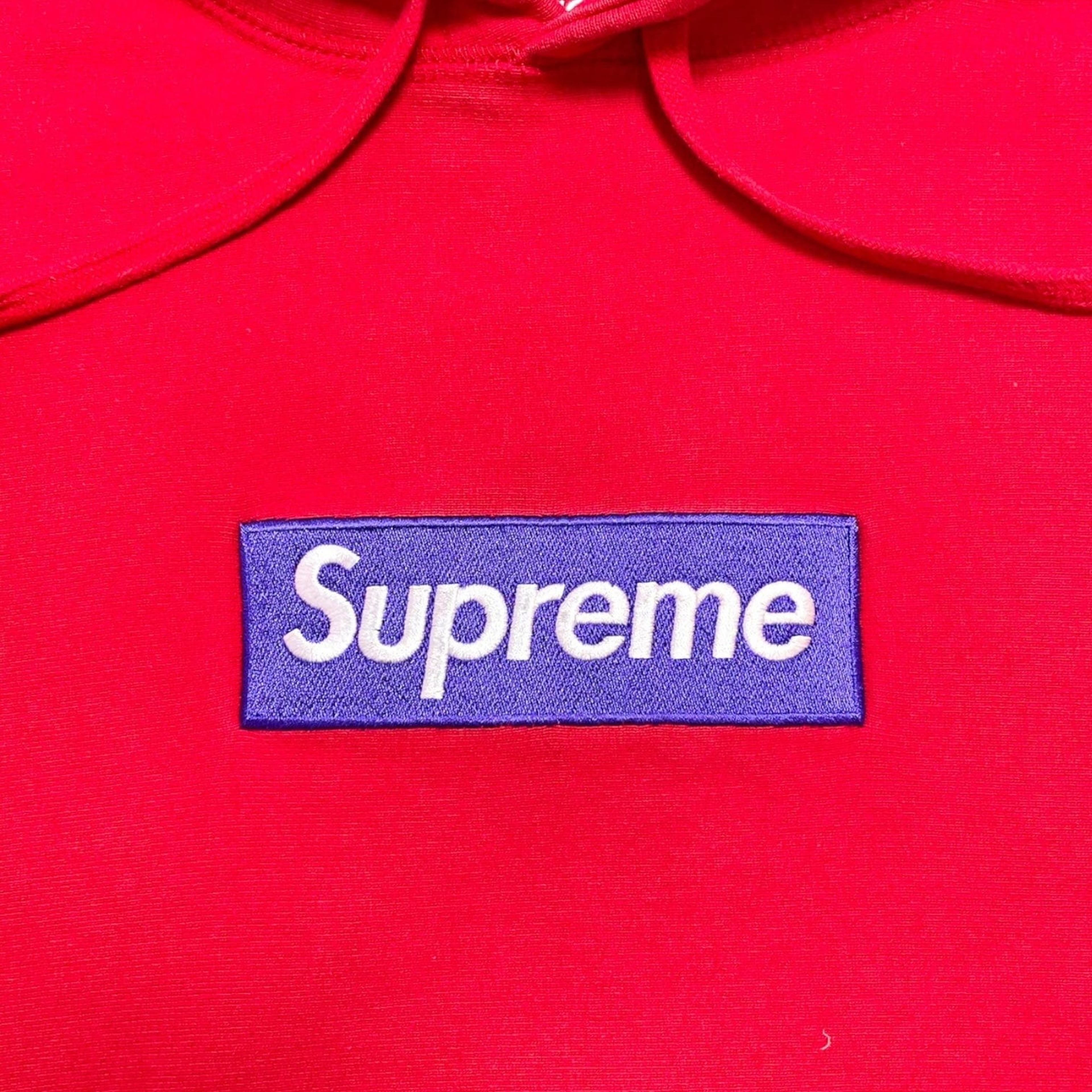 Alternate View 1 of Supreme Box Logo Hooded Sweatshirt (FW17) Red Pre-Owned