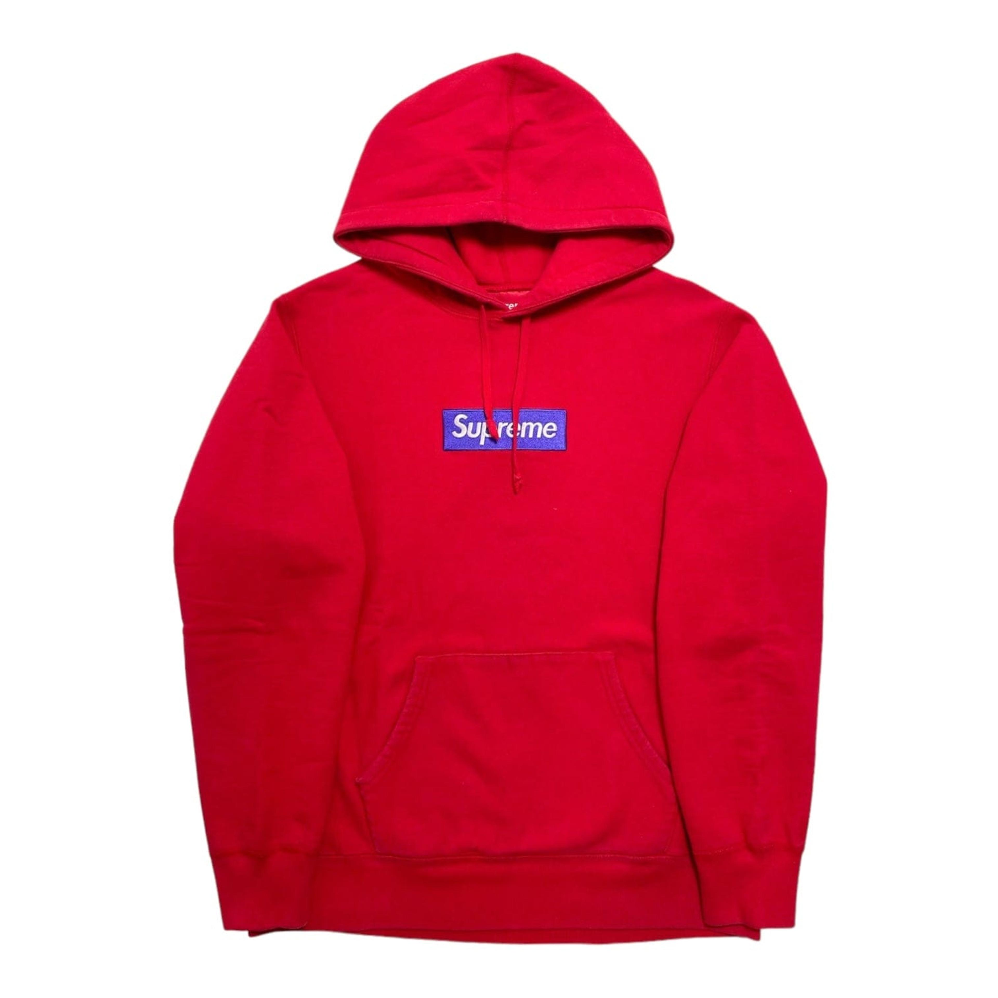 Supreme Box Logo Hooded Sweatshirt (FW17) Red Pre-Owned