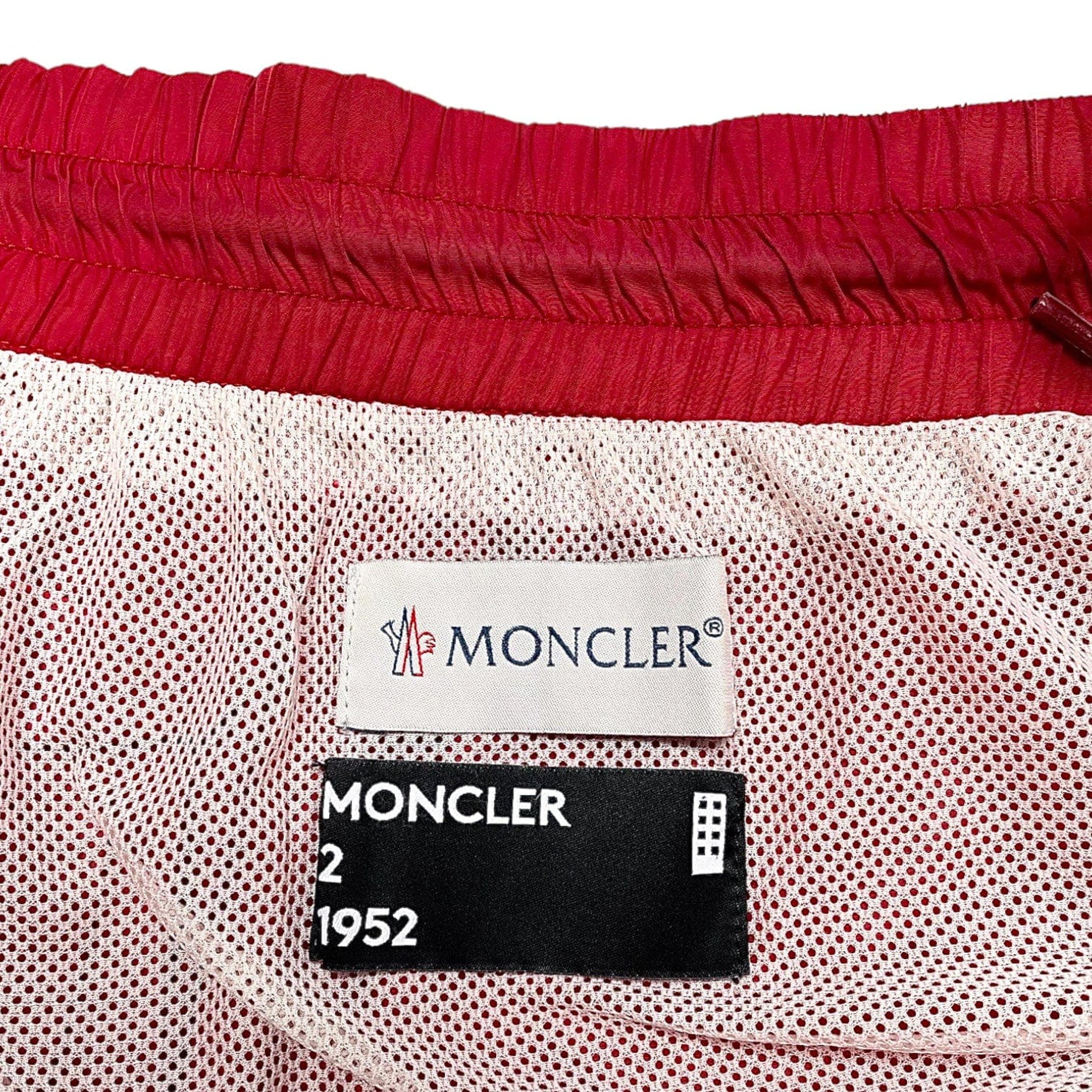 Alternate View 4 of Moncler Pantalone Track Pants Red Pre-Owned