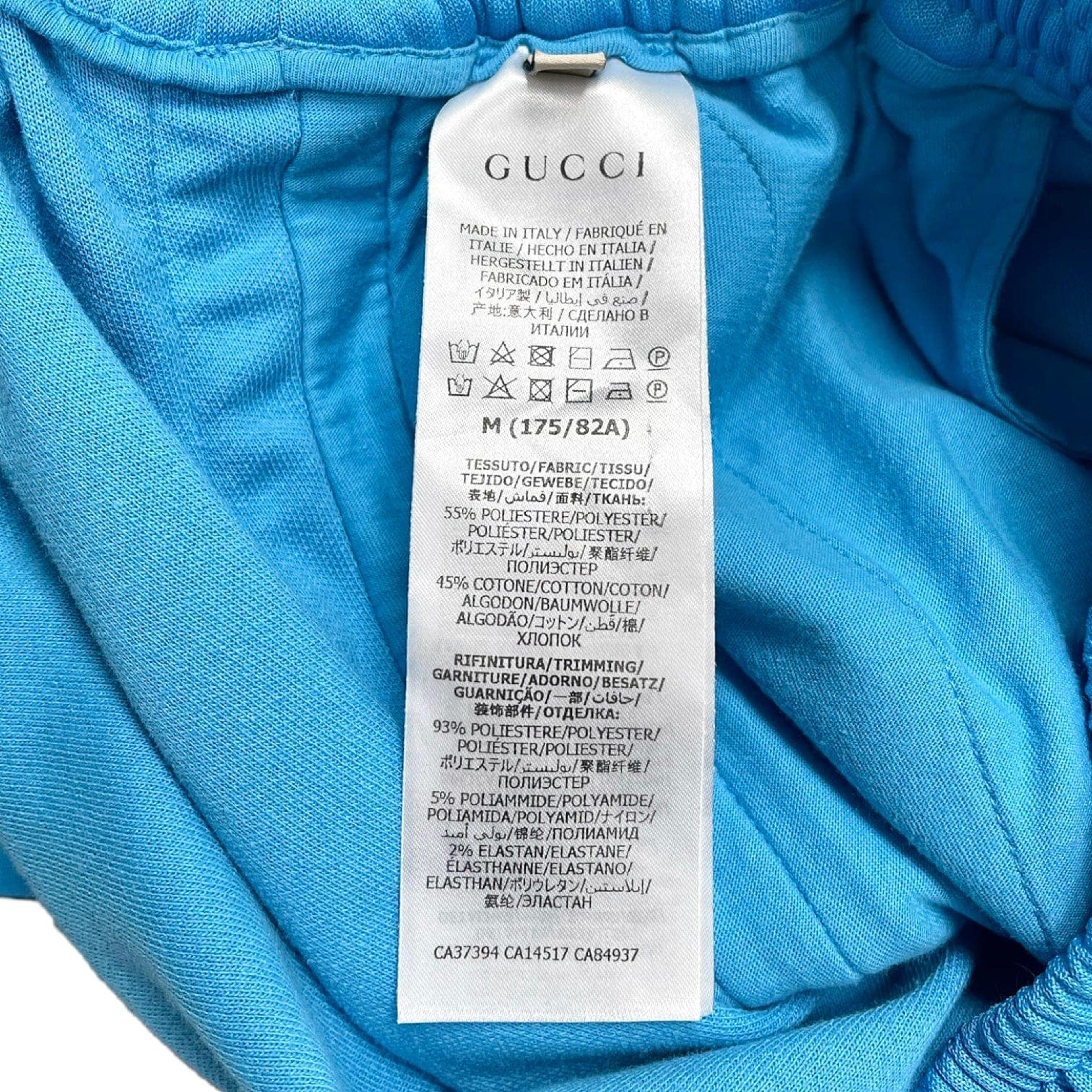 Alternate View 5 of Gucci GG Patch Track Pants Blue Pre-Owned