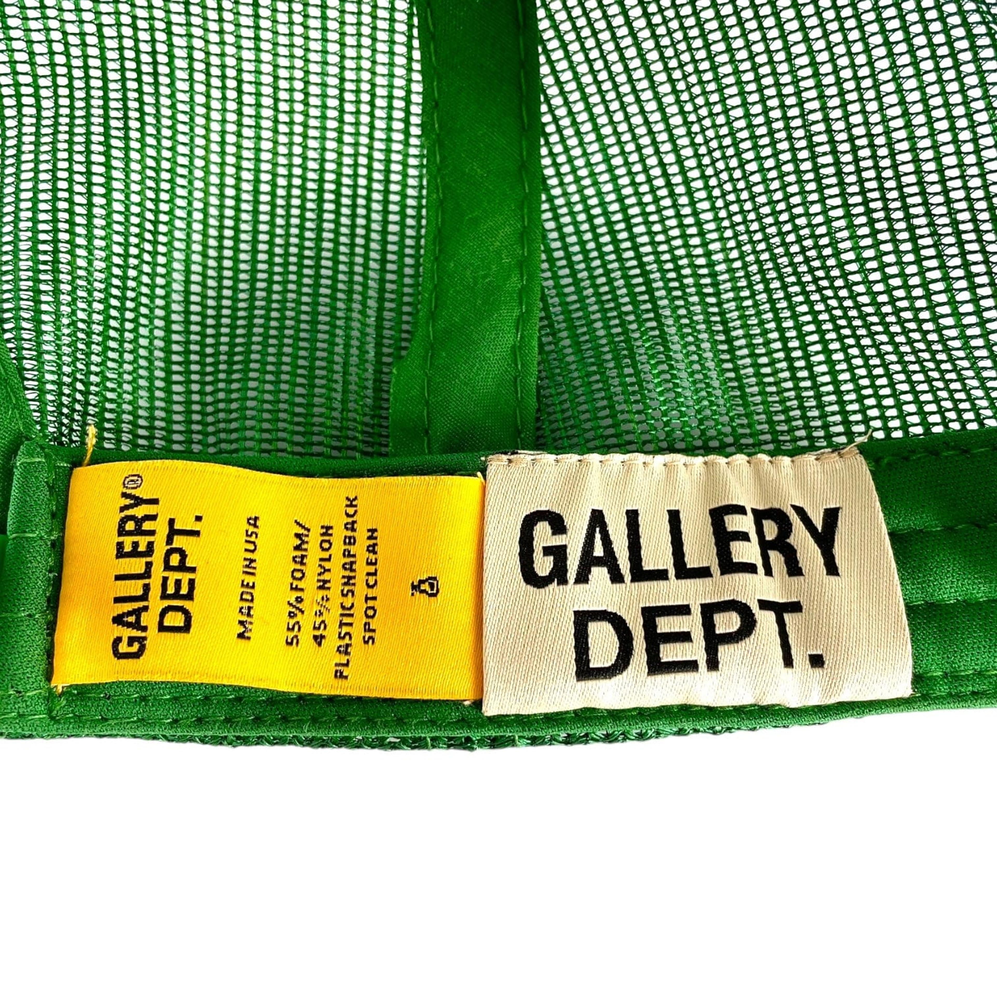 Alternate View 6 of Gallery Department DEPT. Logo Trucker Hat Green Yellow