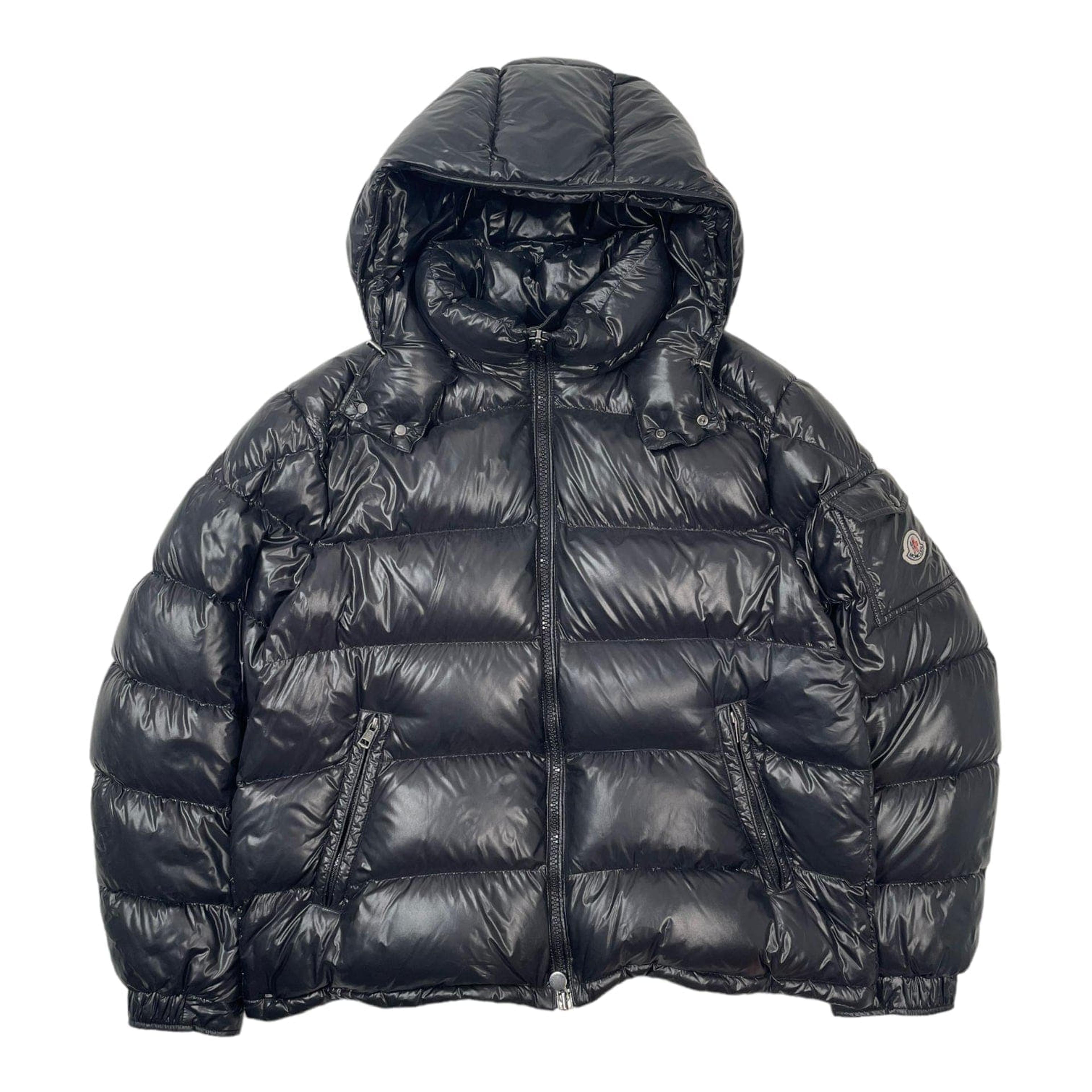 Moncler Maya Short Down Jacket Black Pre-Owned