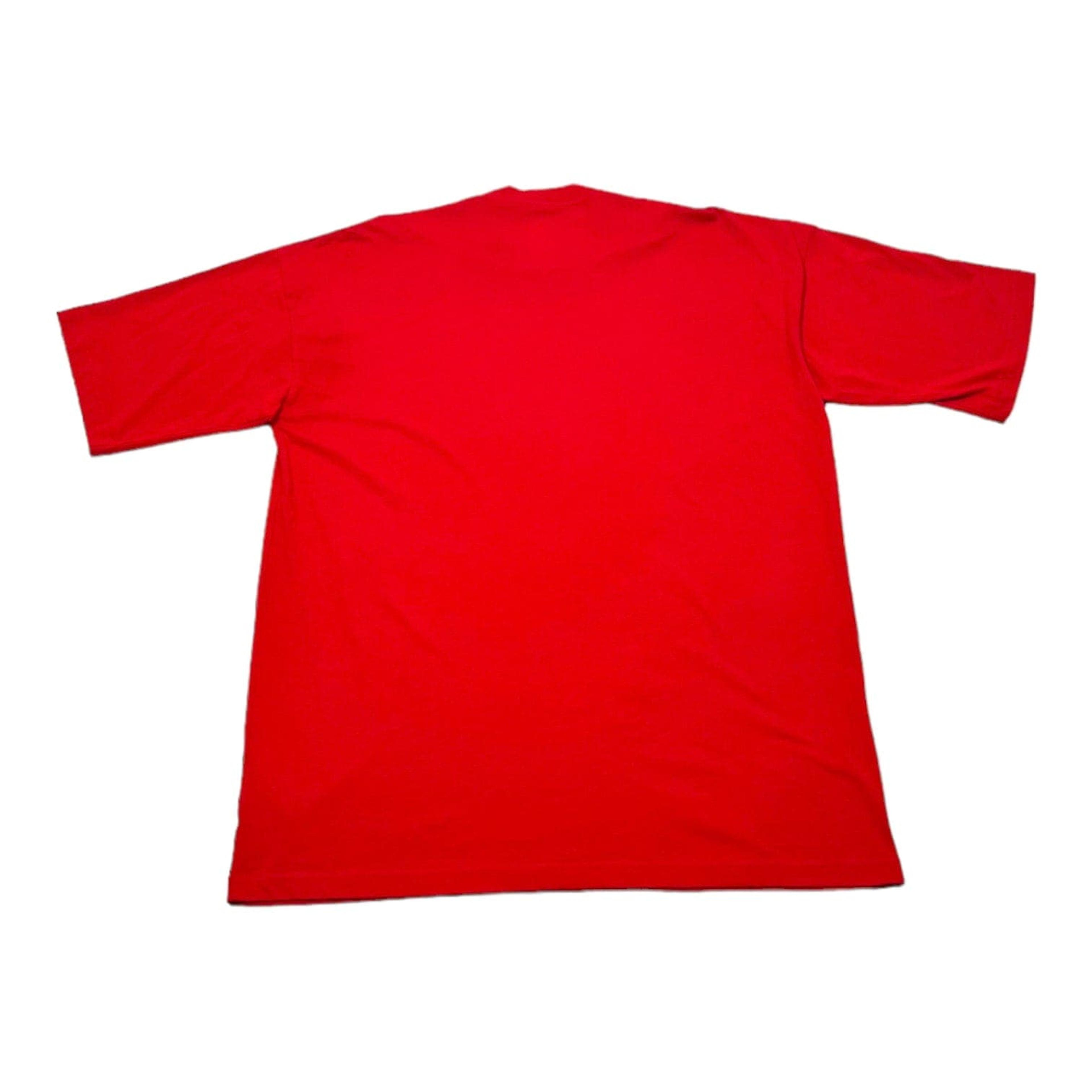 Alternate View 1 of Marni Scanned Logo Oversized Short Sleeve Tee Shirt Red