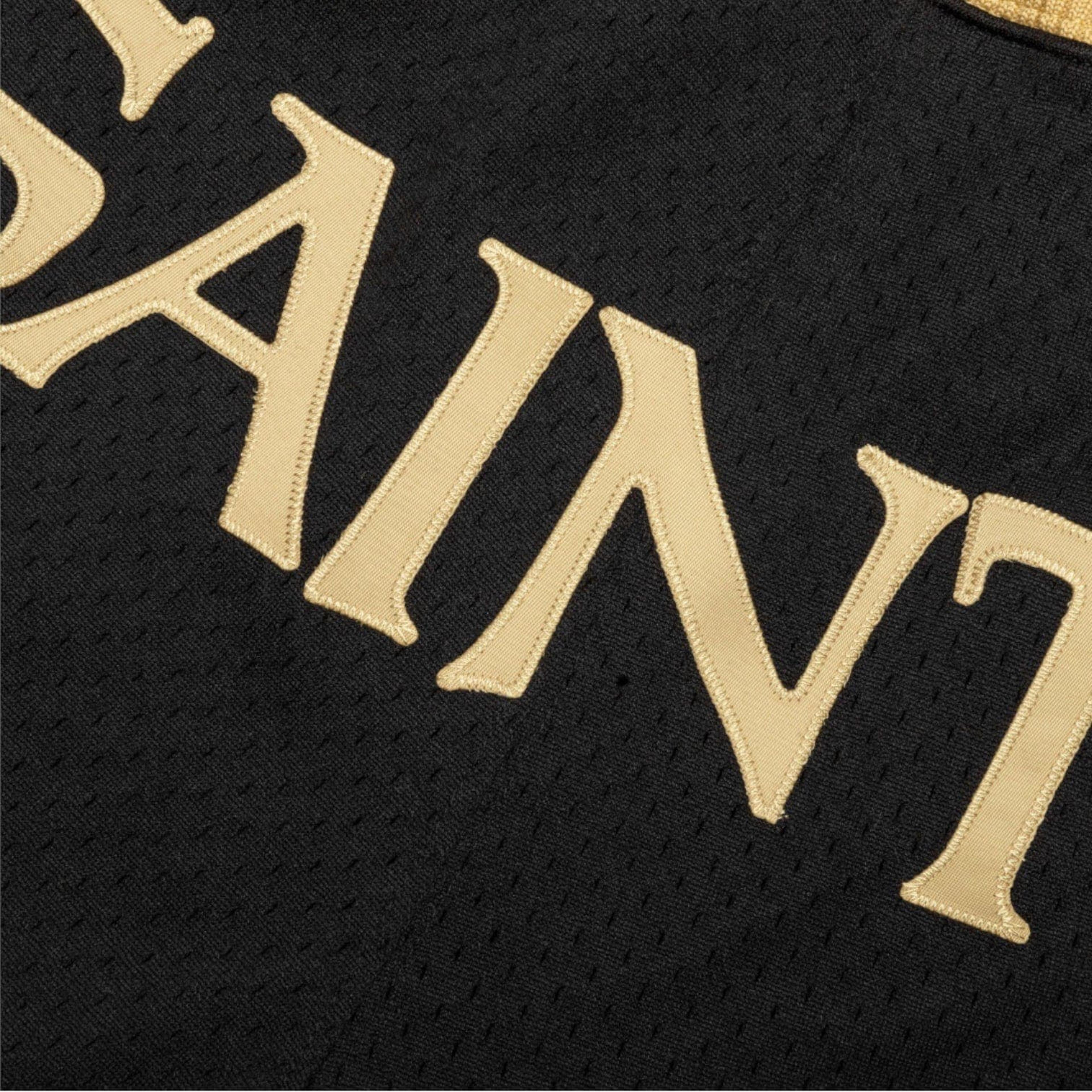 Alternate View 2 of Just Don NFL Throwback New Orleans Saints Shorts Black