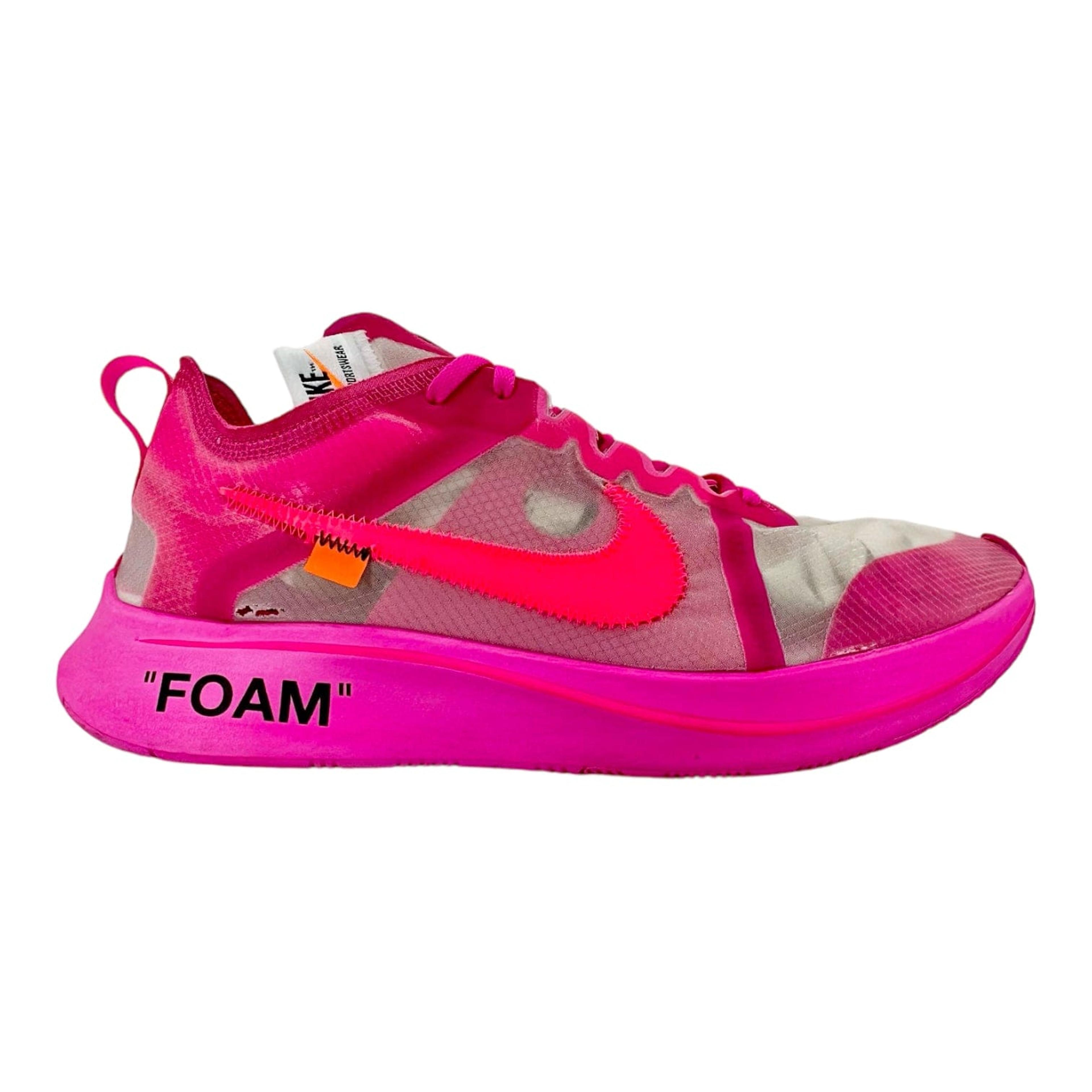 Nike Zoom Fly Off-White Pink Pre-Owned