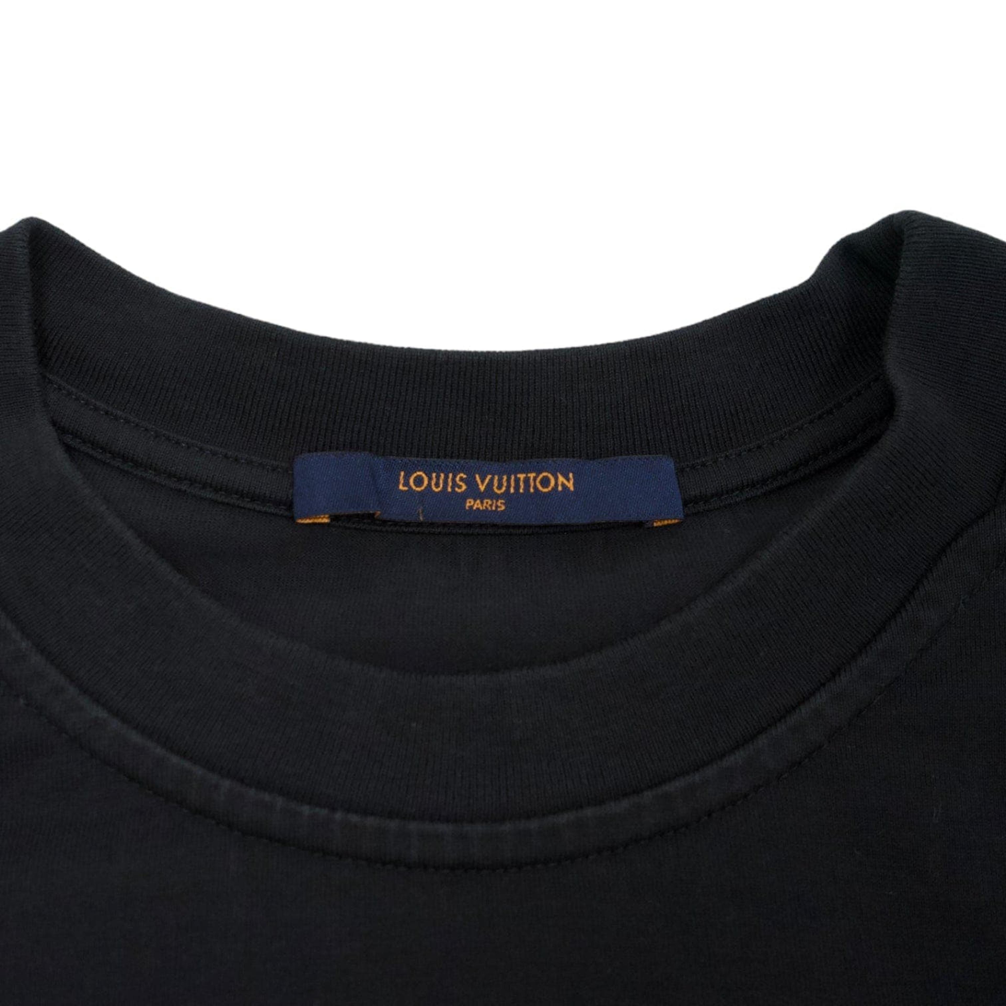 Alternate View 4 of Louis Vuitton x NBA Basketball Play Short Sleeve Tee Shirt Black
