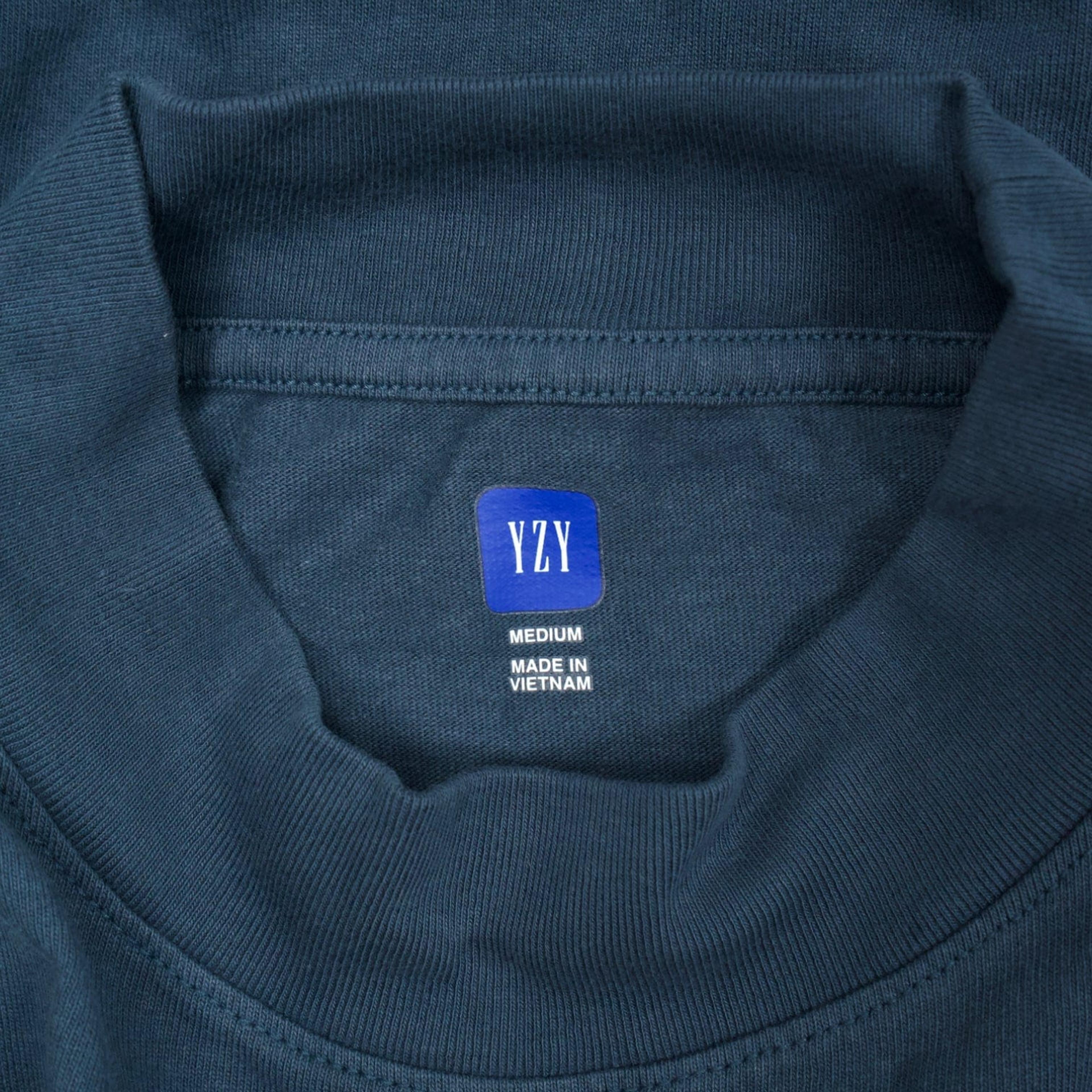 Alternate View 4 of Yeezy Gap Dove Long Sleeve Tee Shirt Dark Blue Pre-Owned