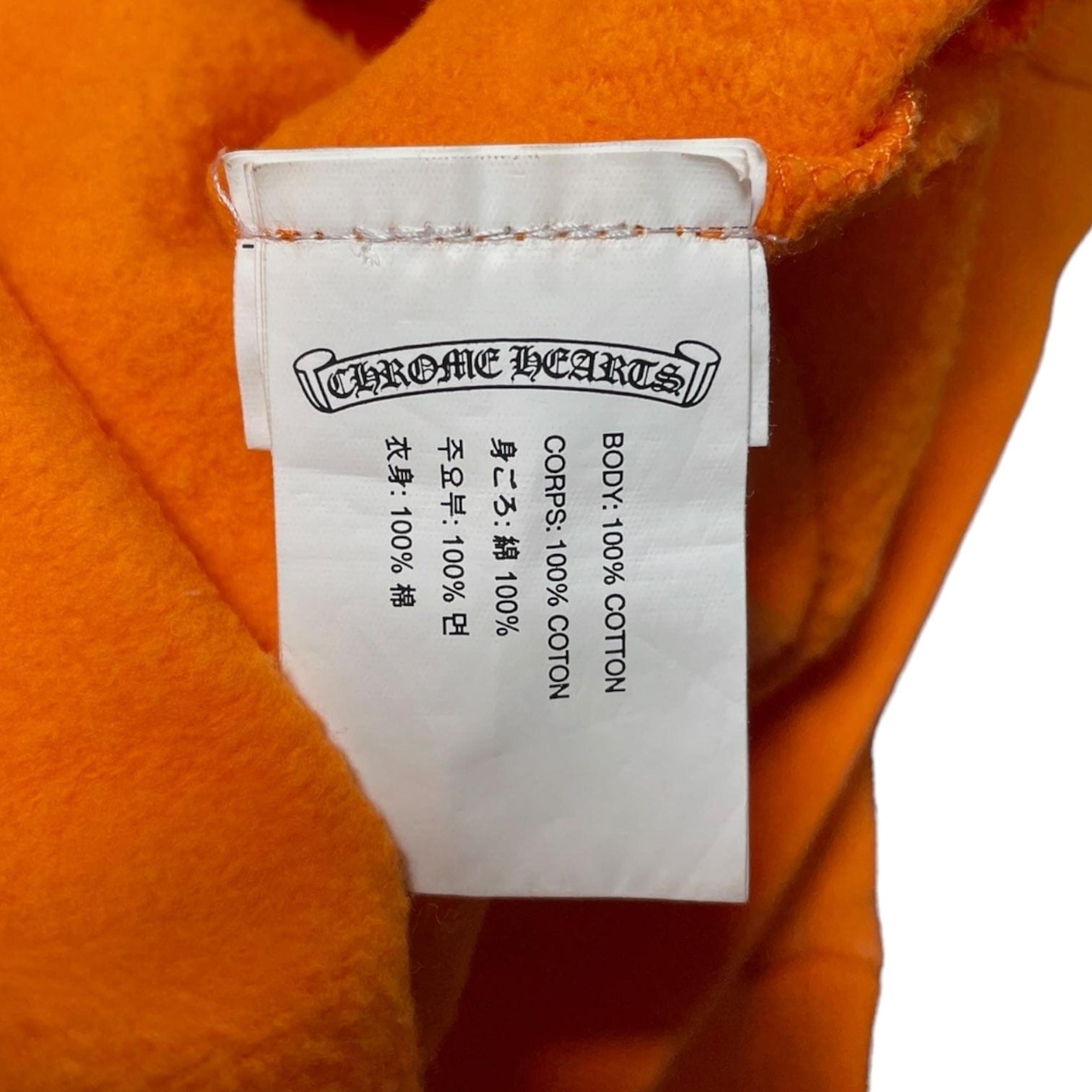 Alternate View 3 of Chrome Hearts x Off-White 2018 Hooded Sweatshirt Orange Black Pr