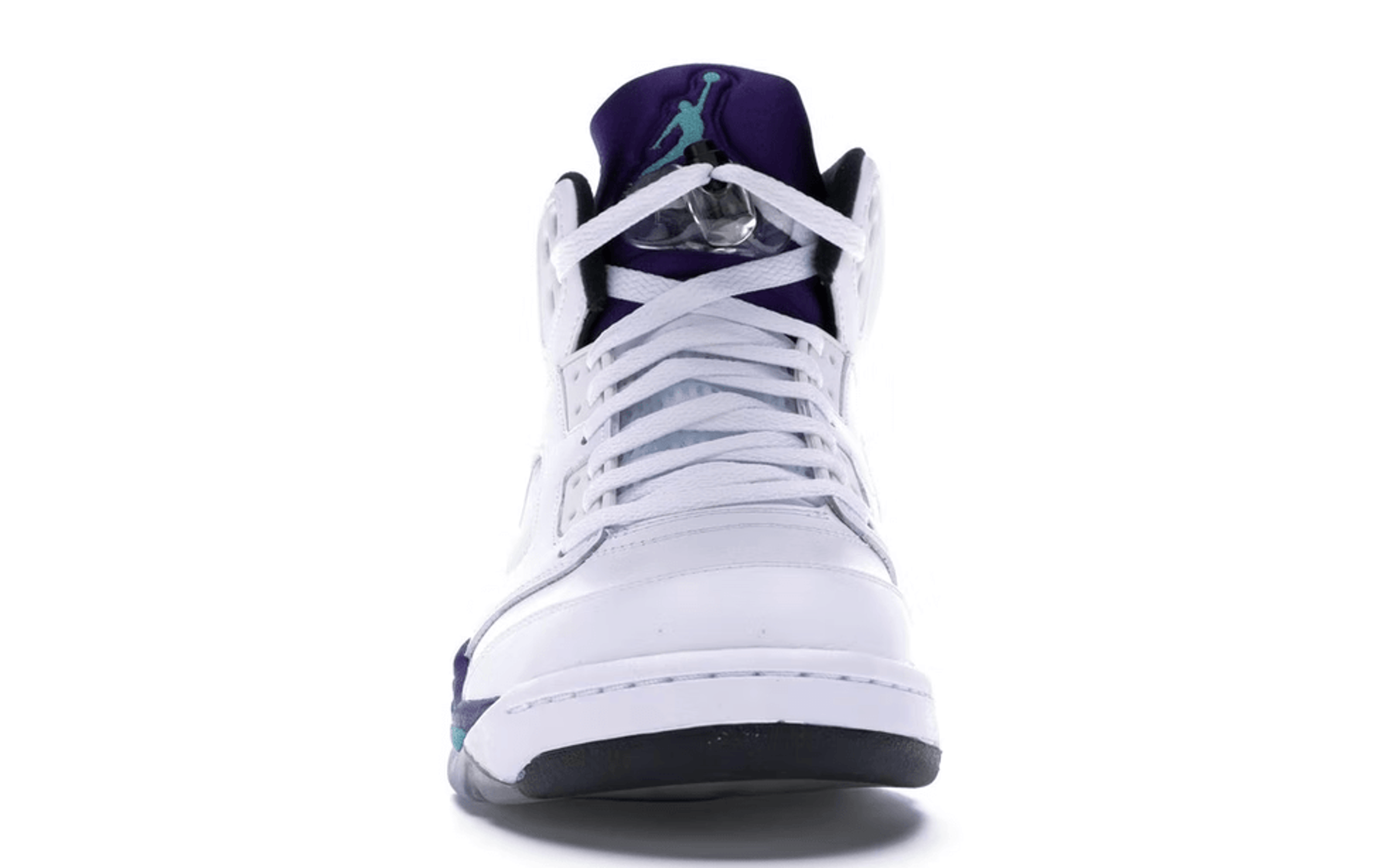 Nike Mens Air Jordan 5 Retro White Grape White/Emerald Grape 136027-108 