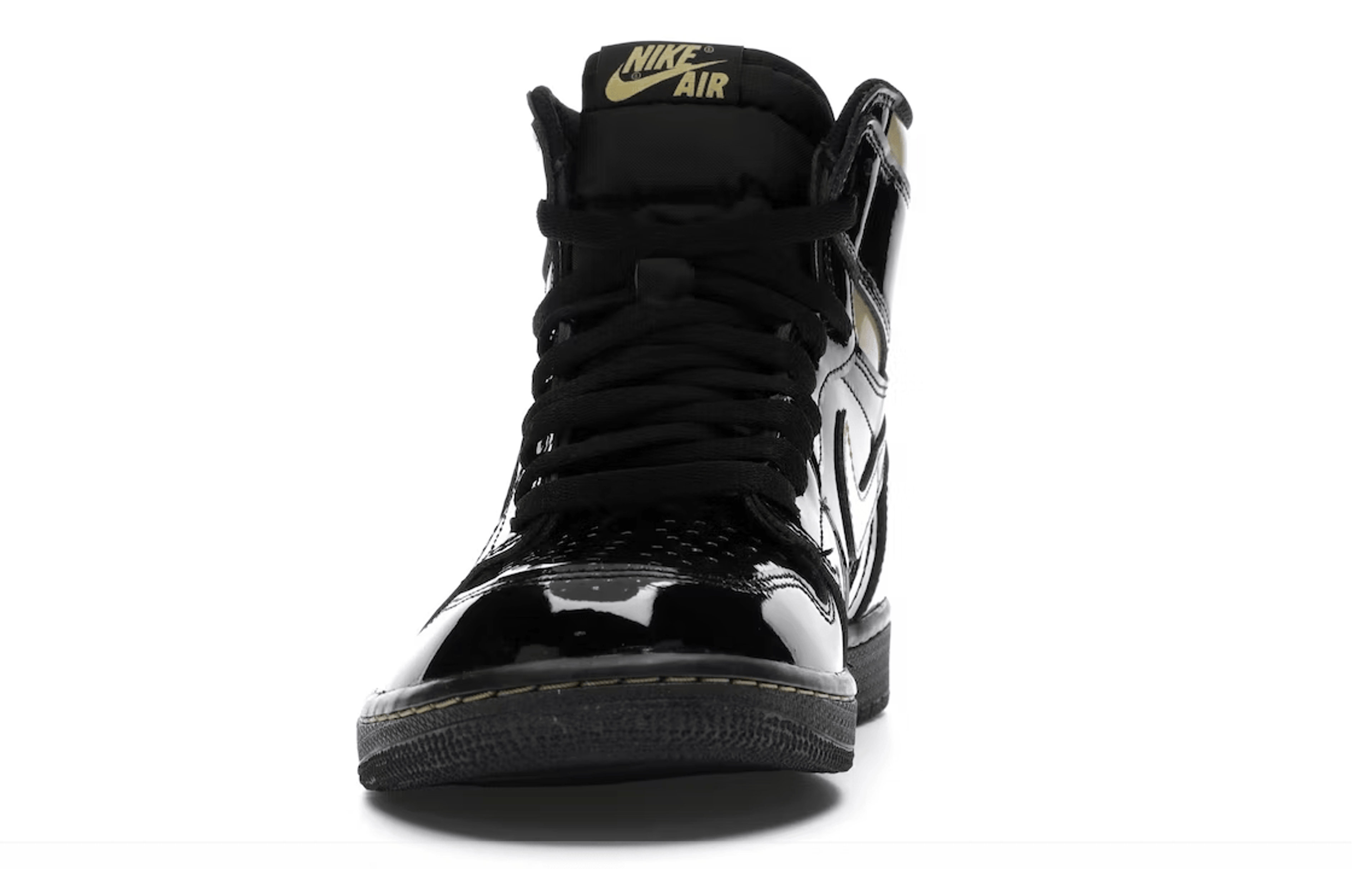 Alternate View 2 of Air Jordan 1 Retro High Black Metallic Gold (2020)