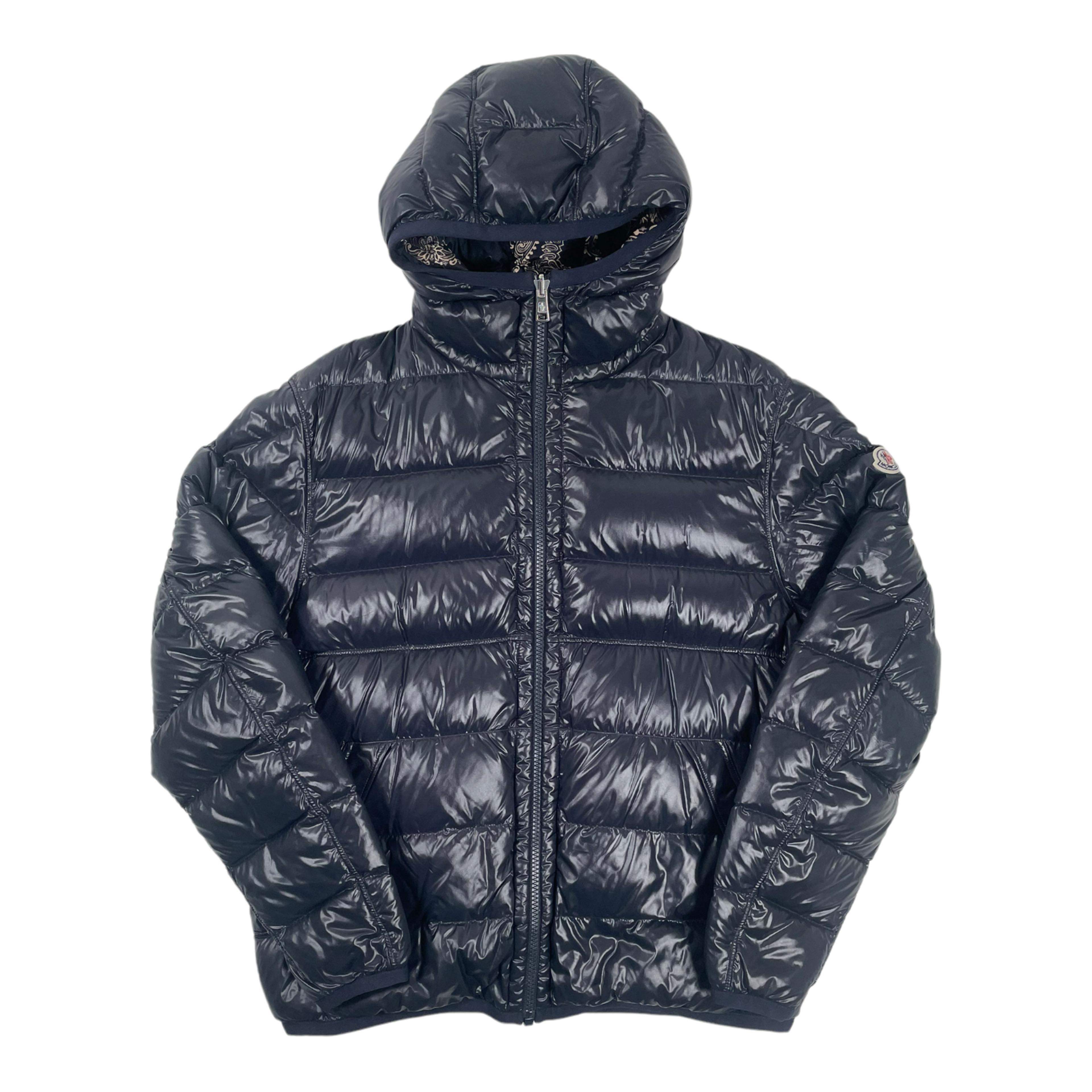 Moncler Freville Reversible Down Jacket Navy Pre-Owned